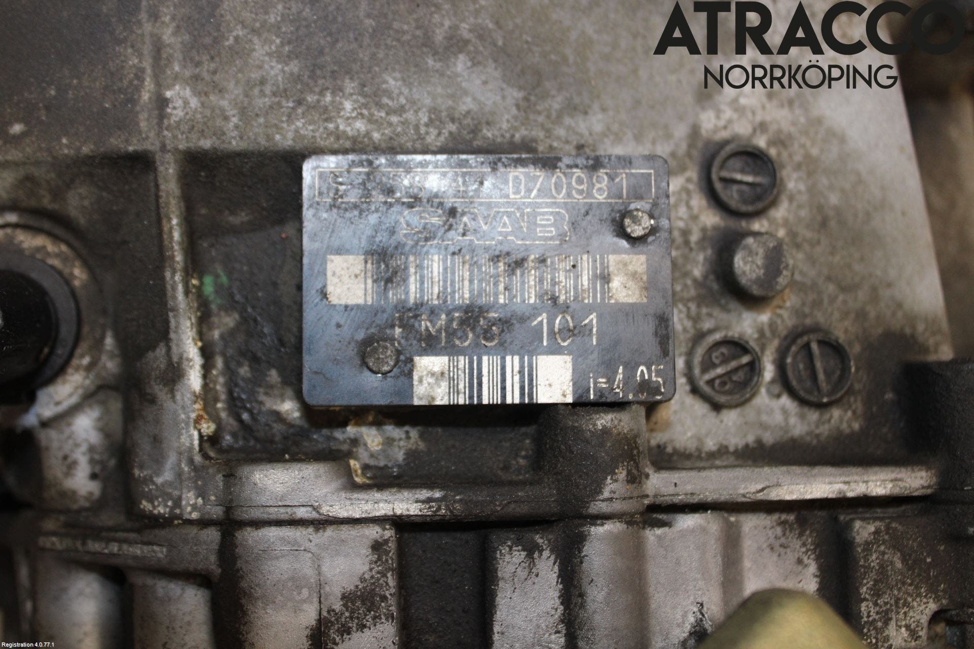 Saab 9-3 VER 2 Växellåda Man 5 Vxl