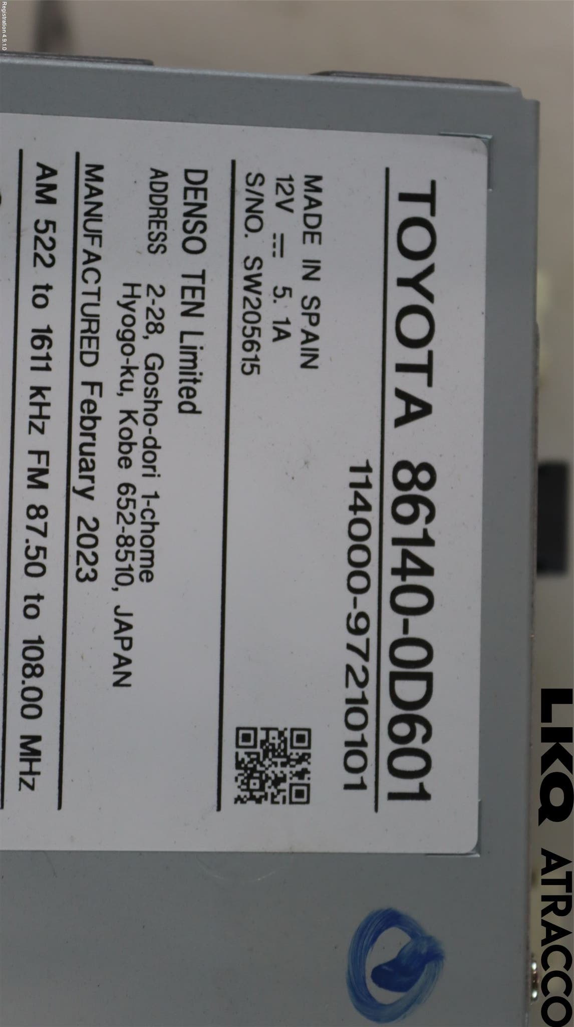 Toyota YARIS CROSS XP21 21- Cd Radio - Multimediapanel