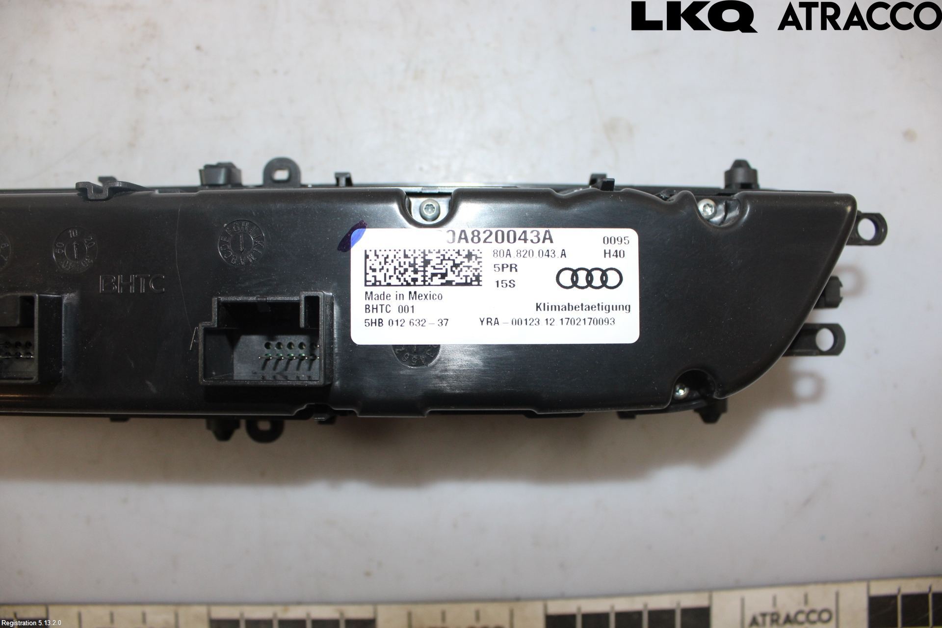 Audi Q5/SQ5 17- Värmereglage