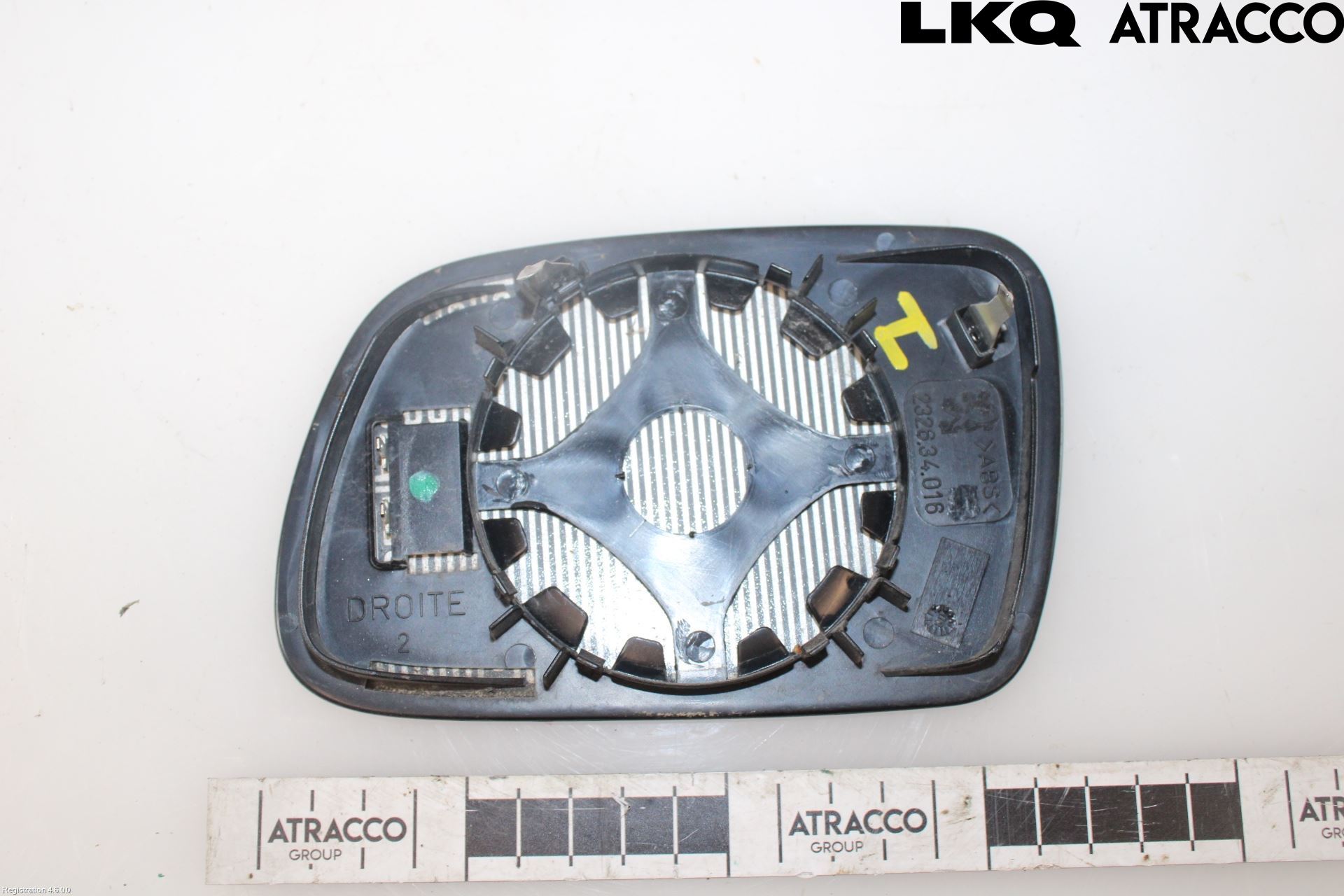 Peugeot 407 Spegelglas Hö