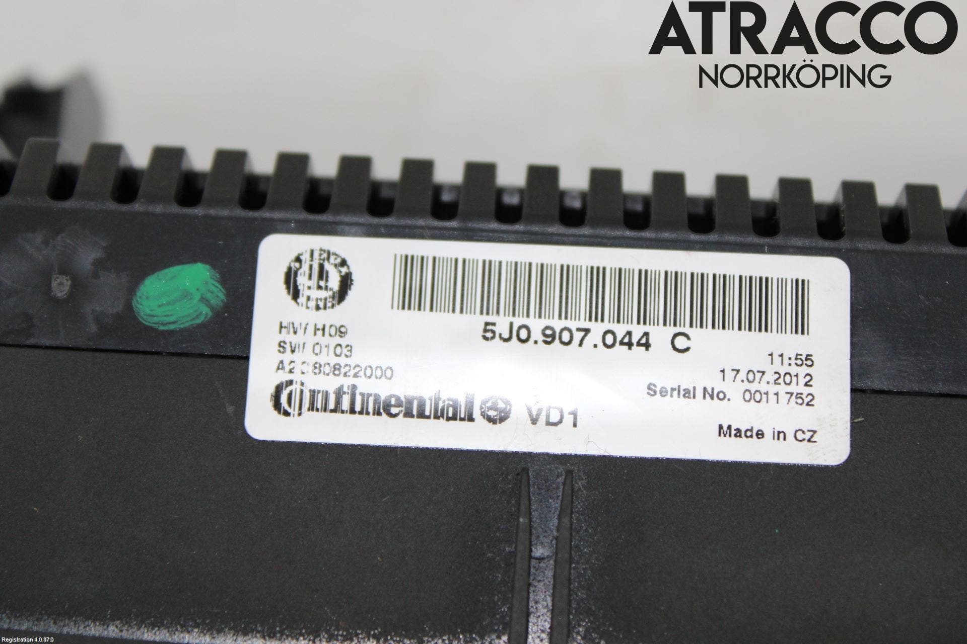 Skoda FABIA 07-14 Värmereglage