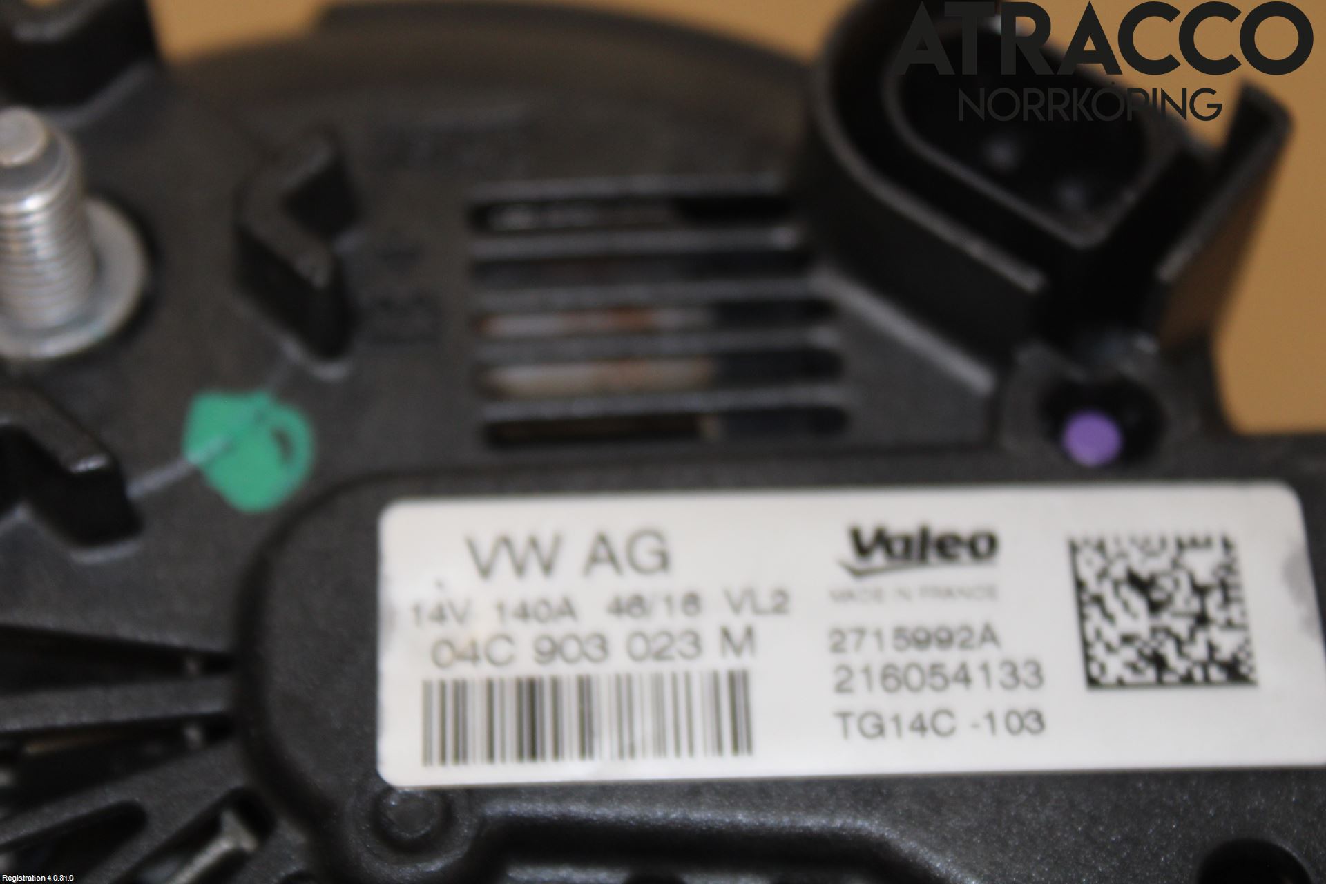 Volkswagen VW GOLF / E-GOLF VII 13-20 Generator