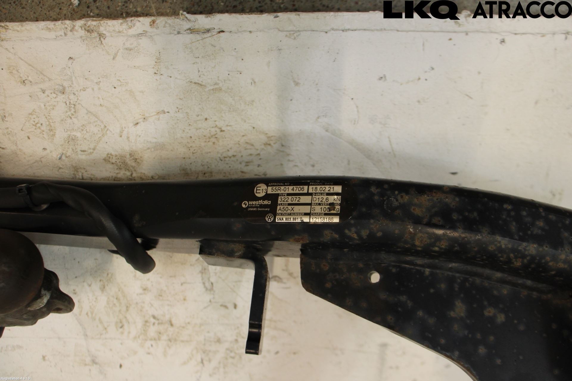 Seat TARRACO 19- Dragkrok