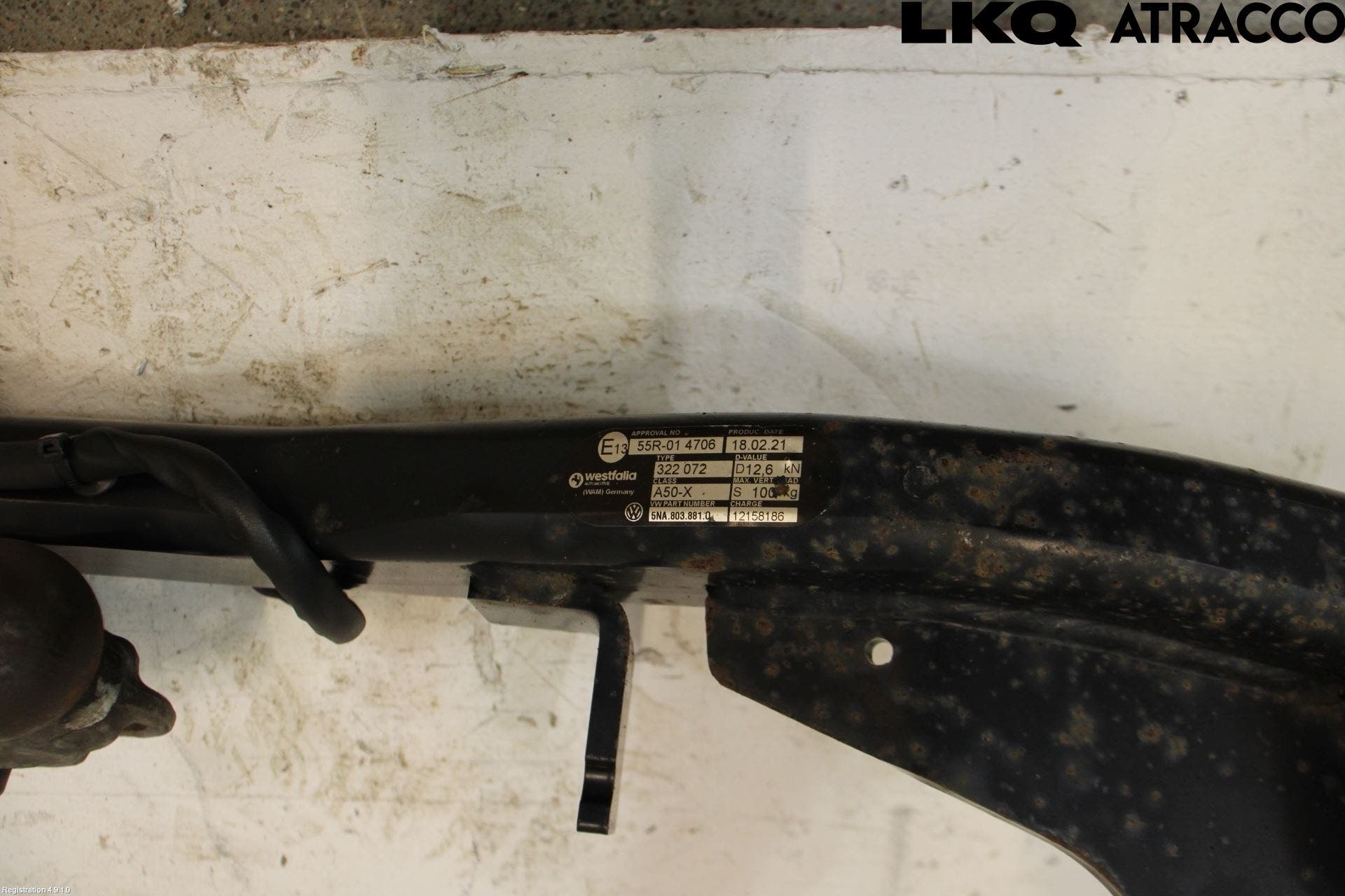 Seat TARRACO 19- Dragkrok