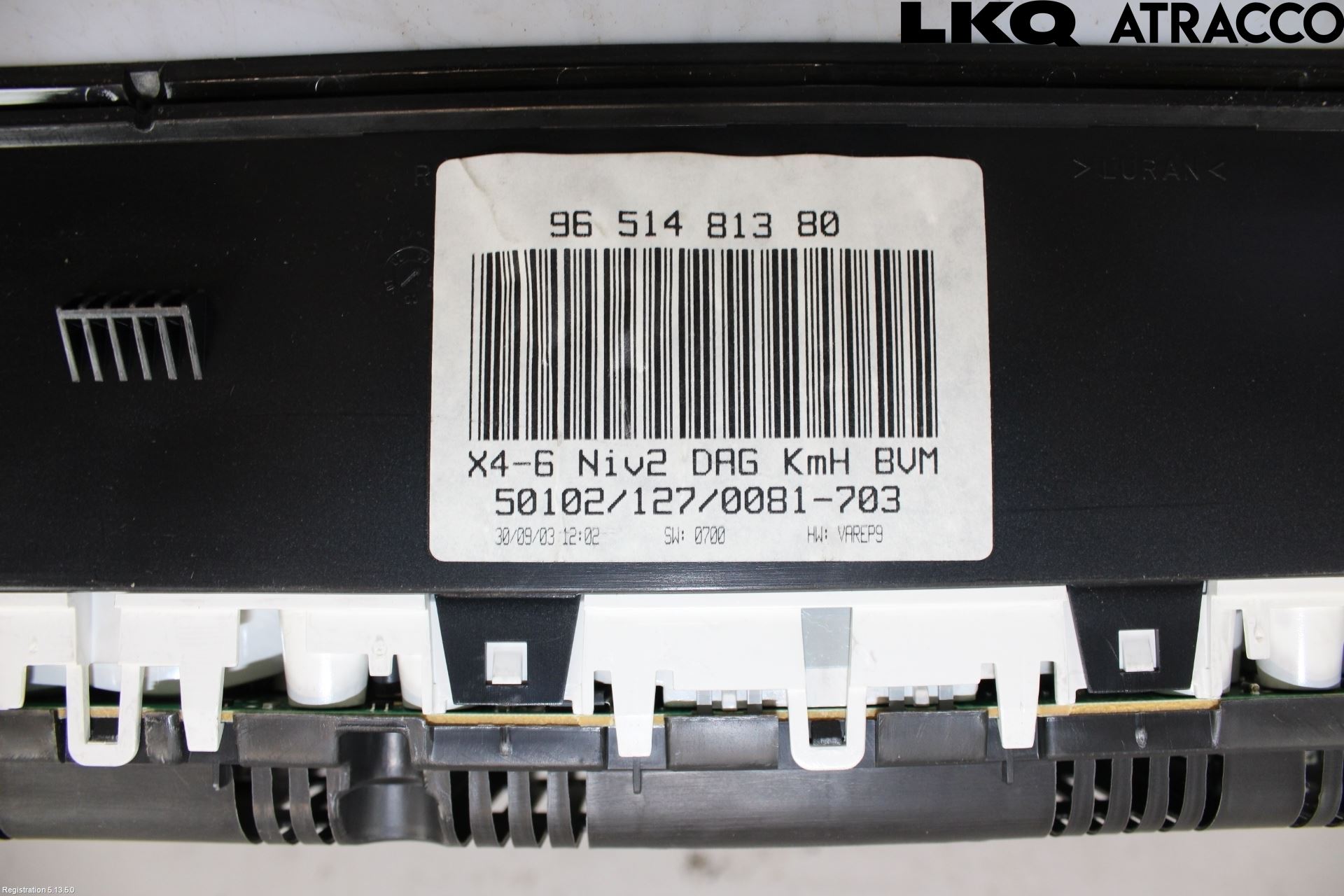 Citroen C5 -04 Instrument Komb