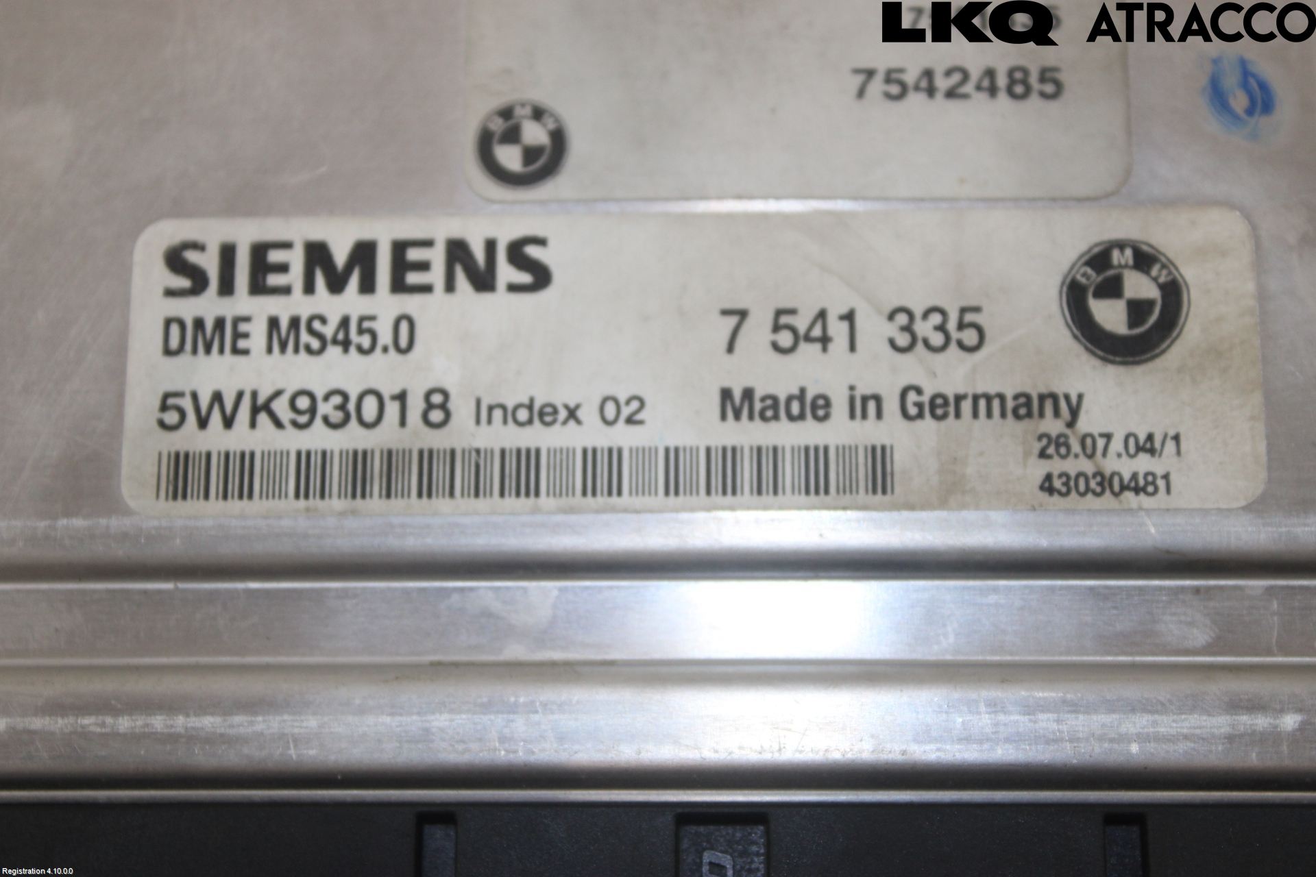 BMW 5 E60/61 Sed/Tou 02-10 Styrenhet Insprut Bensin