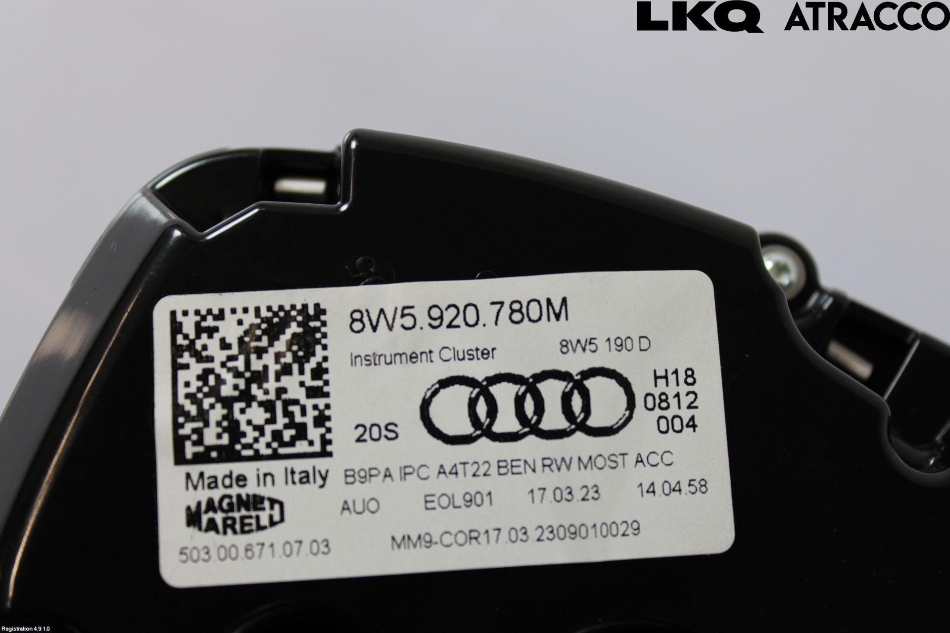 Audi A4/S4 B9 20- Instrument Komb