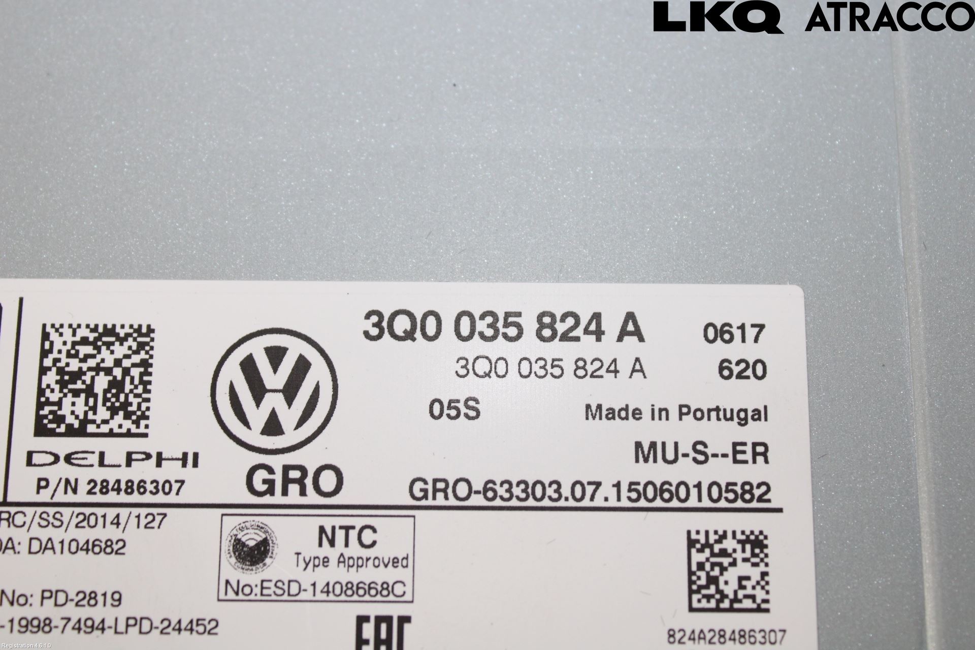 Volkswagen VW PASSAT 15-19 Cd Radio - Multimediapanel