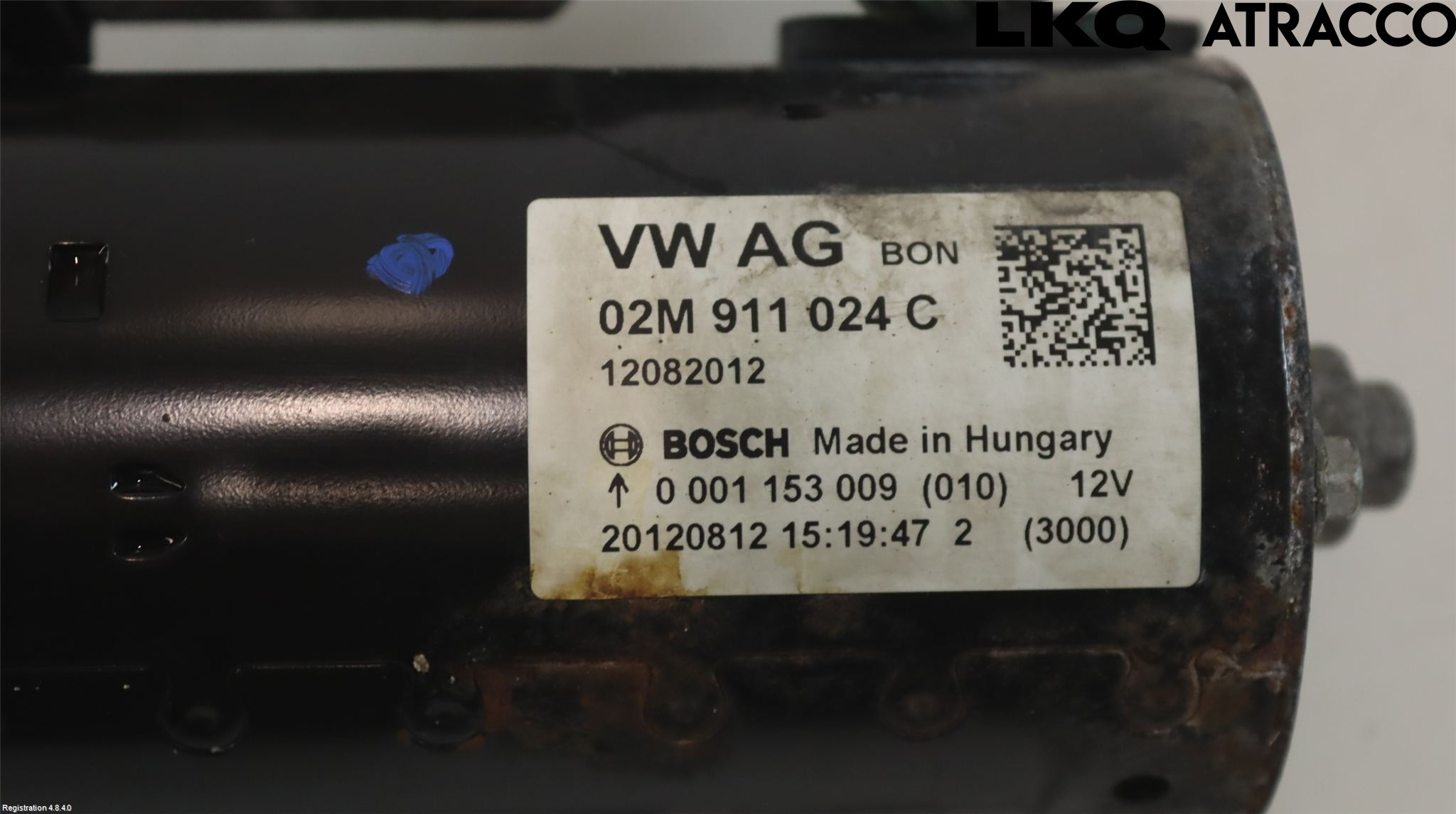 Volkswagen VW PASSAT 11-14 Startmotor Diesel