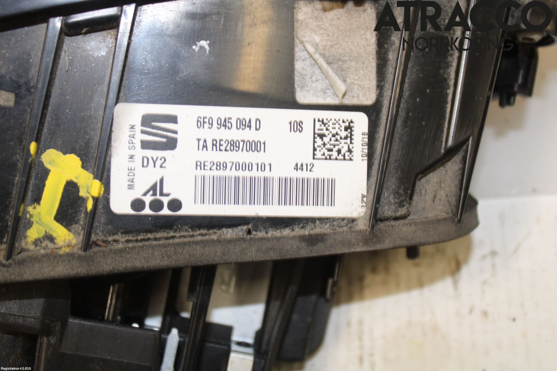 Seat ARONA Bakljus Lucka Vä