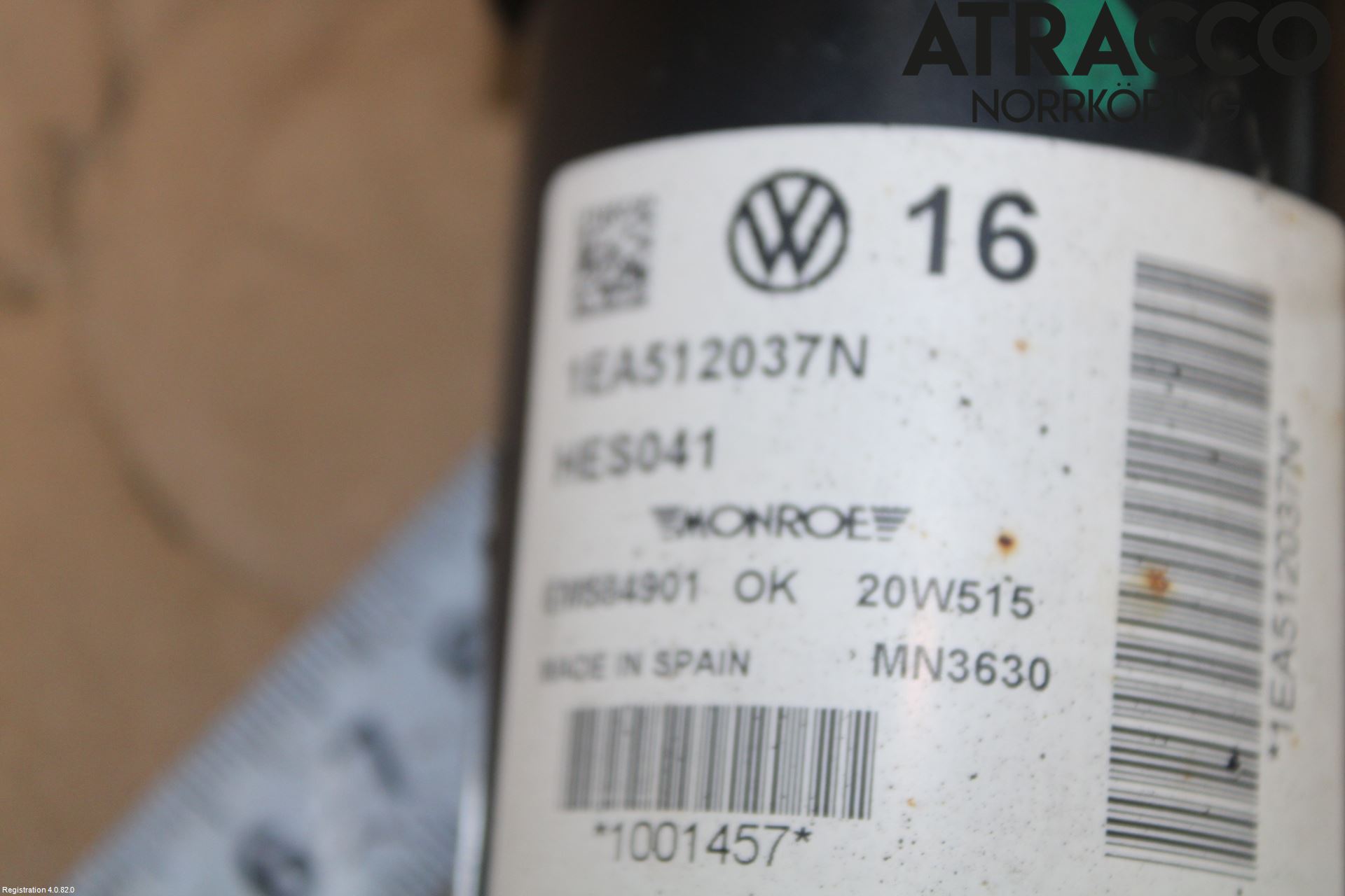 Volkswagen VW ID.4 21- Stötdämpare Bak