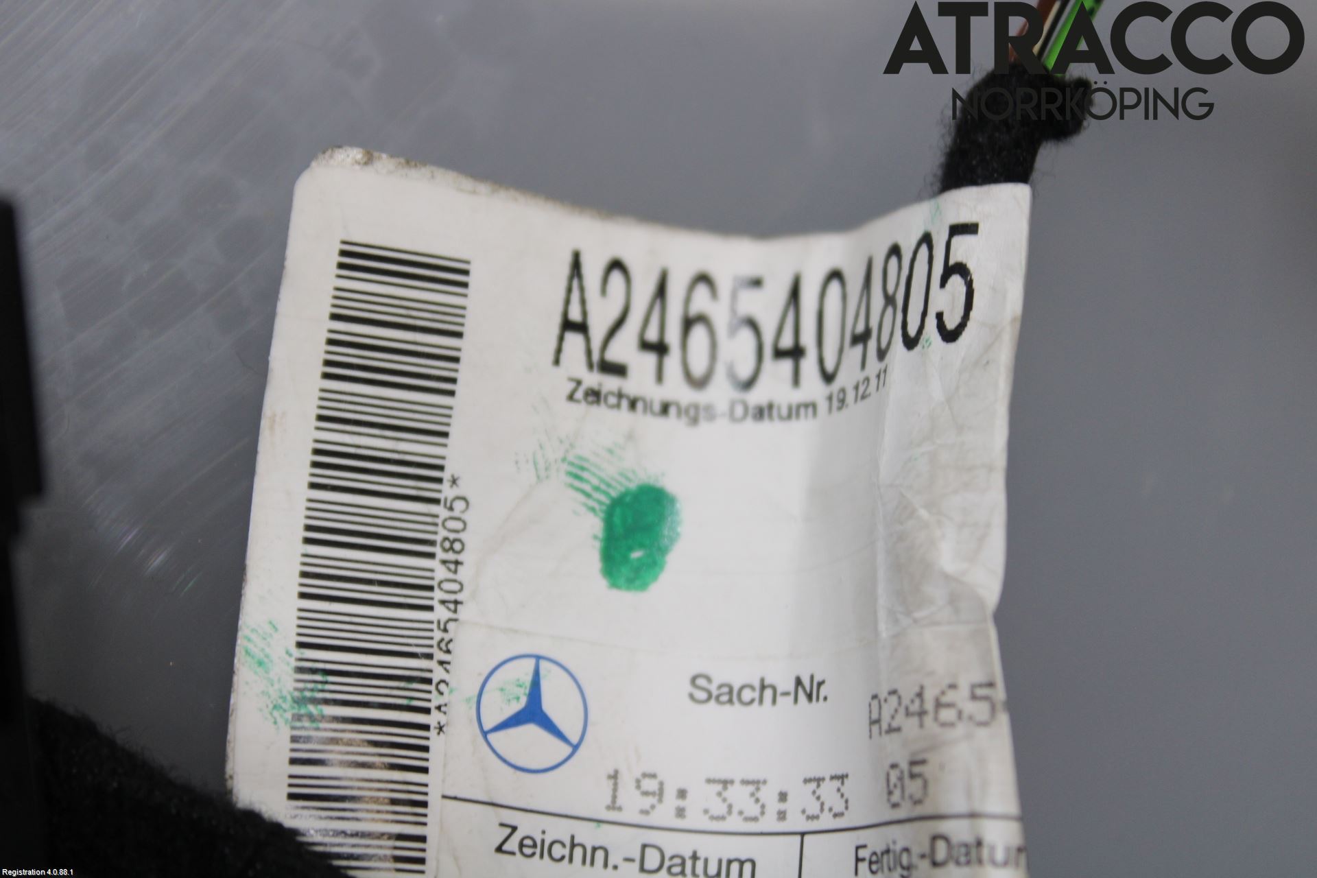 Mercedes-Benz MB B-KLASS (W246/W242) 12-19 Kabelhärva