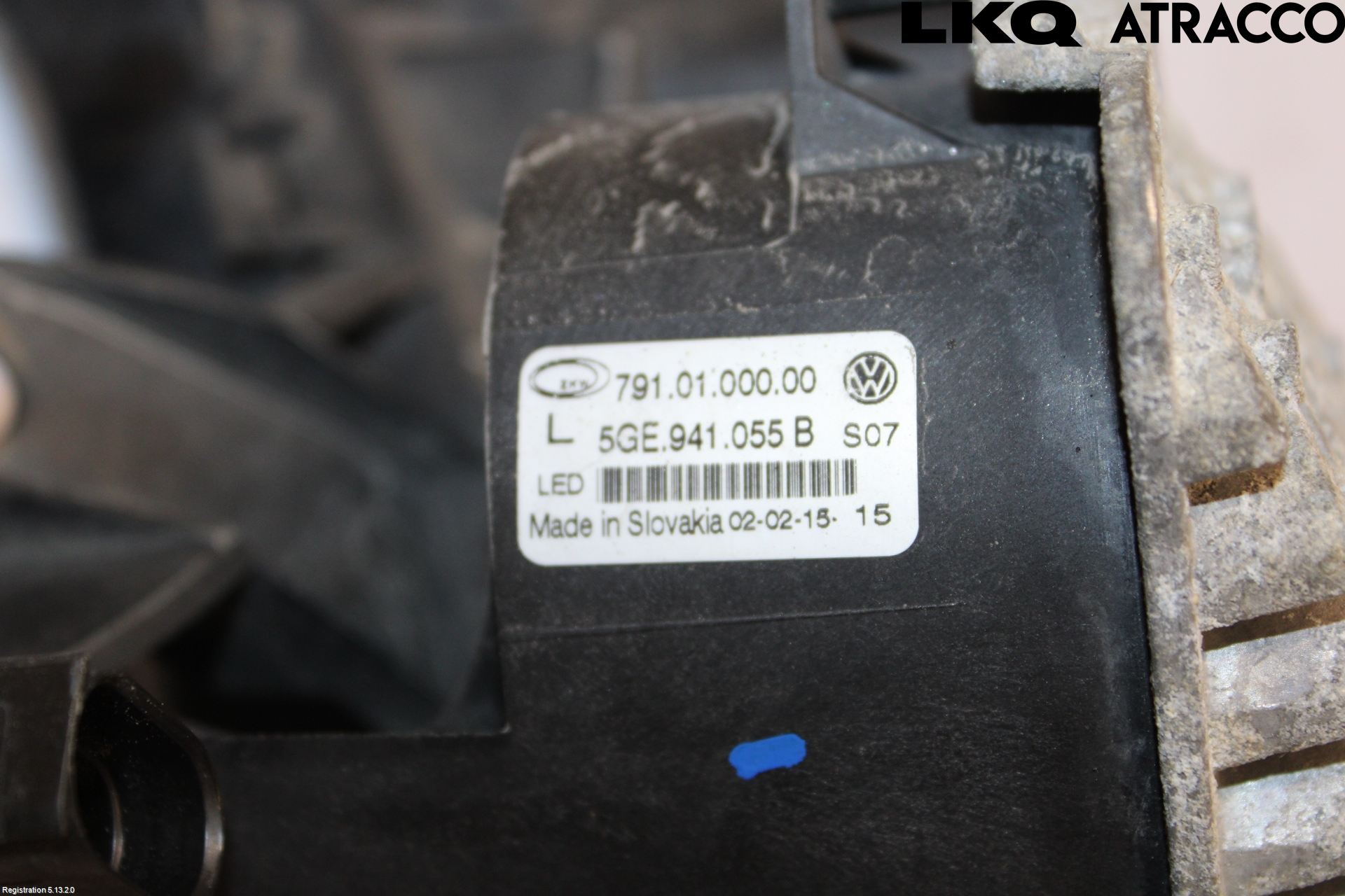 Volkswagen VW GOLF / E-GOLF VII 13-20 Positionsljus Fram Vä