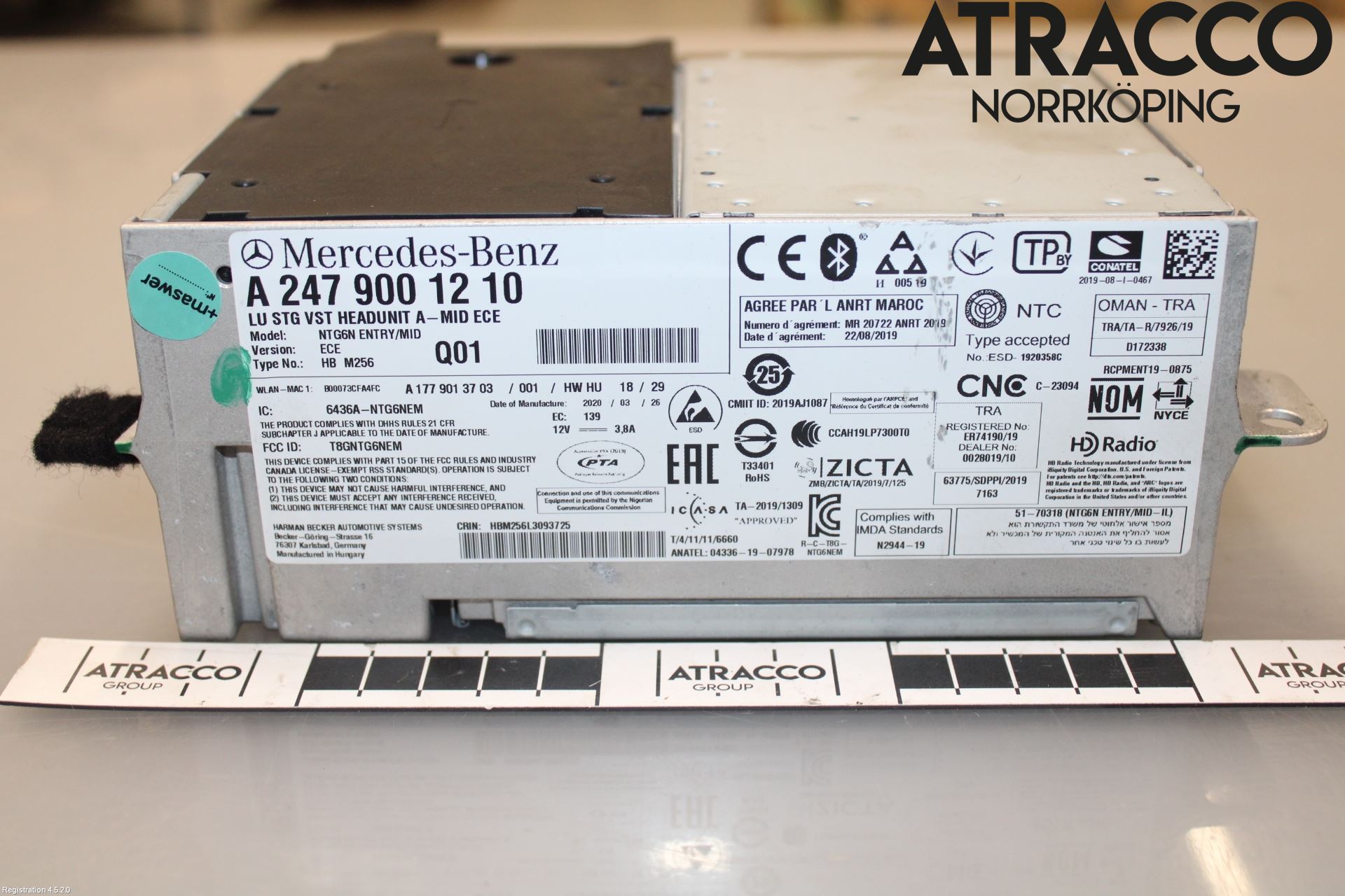 Mercedes-Benz MB GLB-KLASS (X247) 19- Cd Radio - Multimediapanel