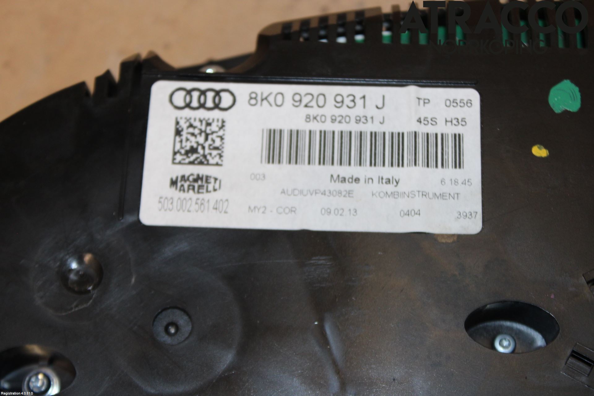 Audi A4 ALLROAD 09-16 Instrument Komb