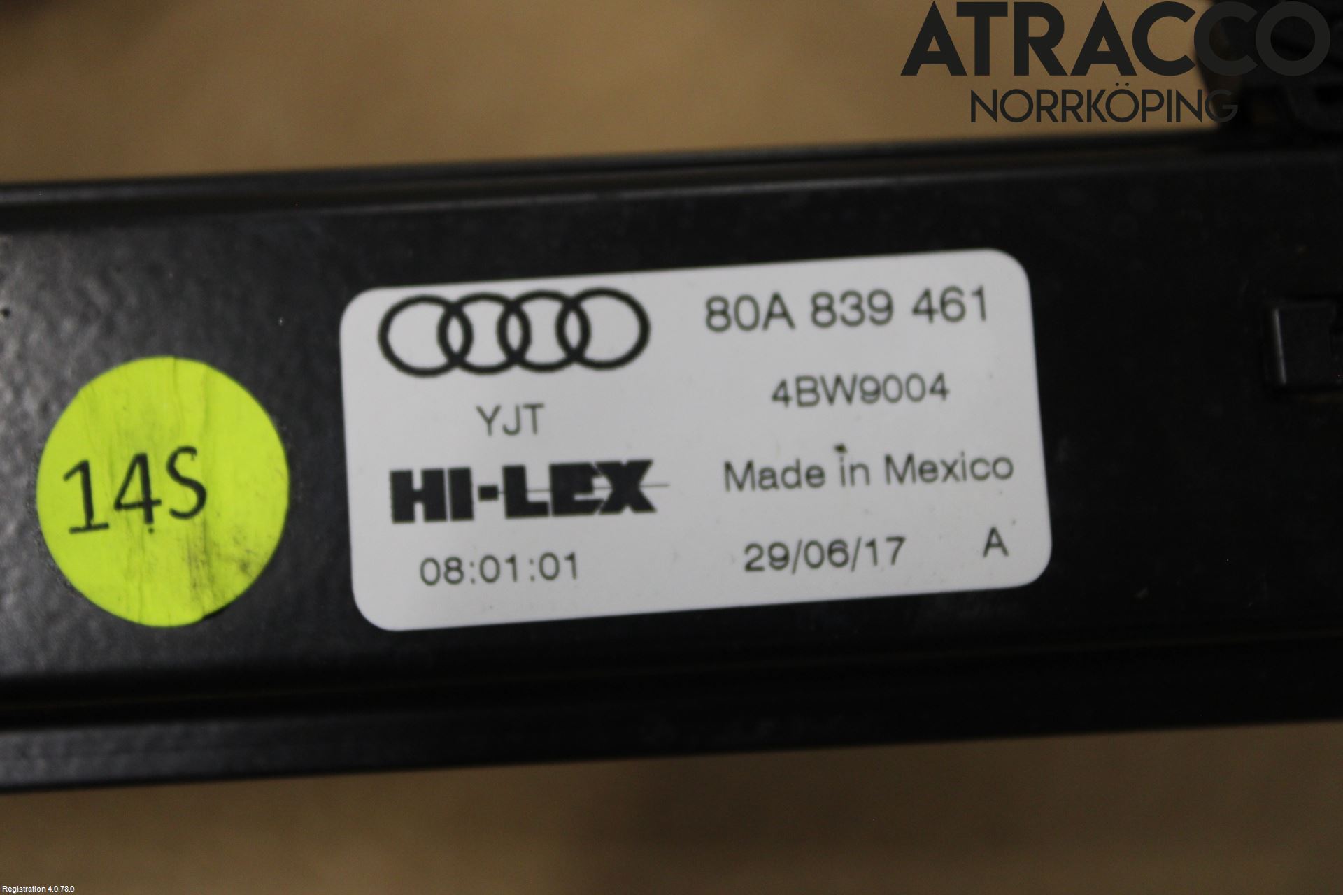 Audi Q5/SQ5 17- Fönsterhiss El Kompl