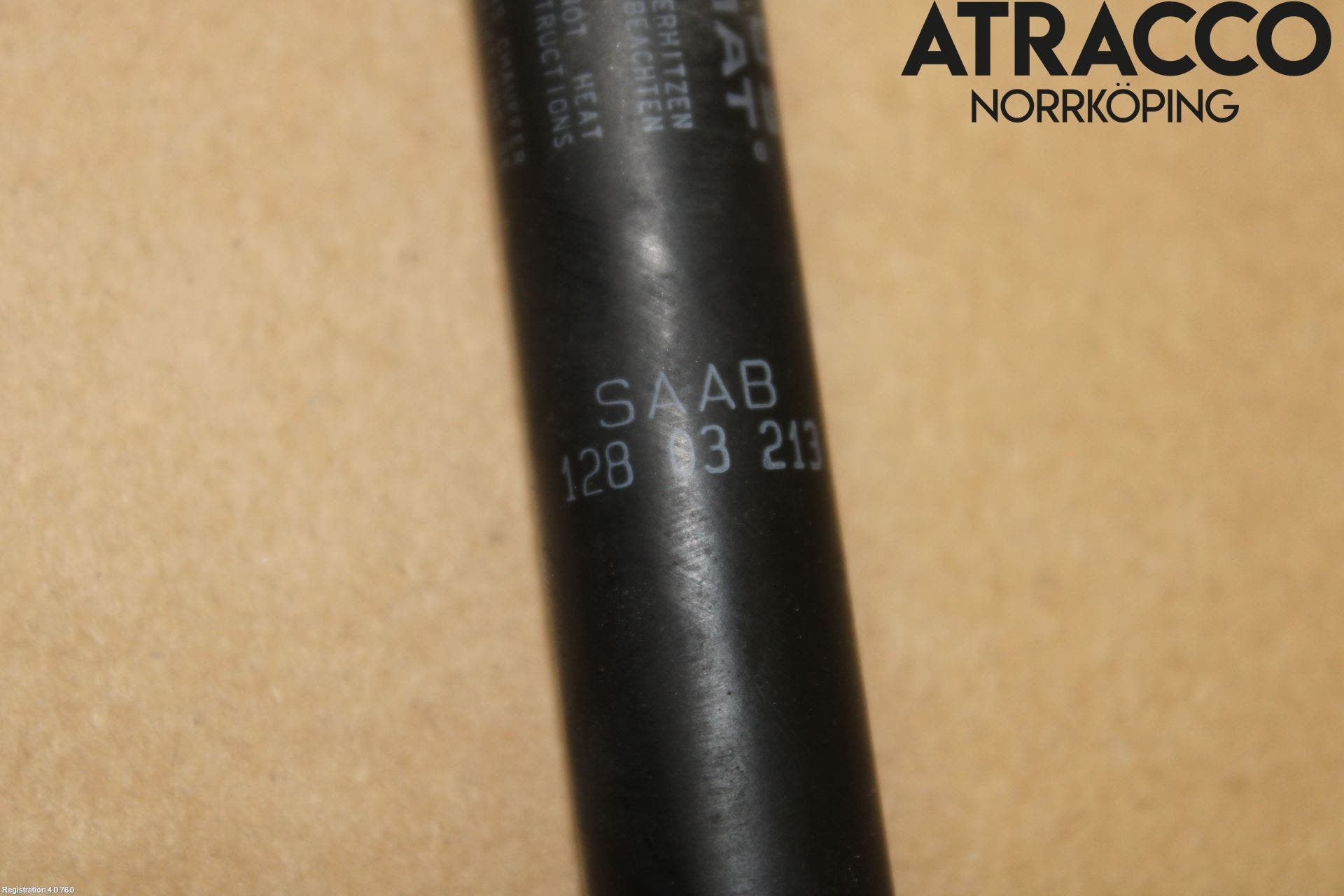 Saab 9-3 VER 2 Gasfjäder Motorhuv