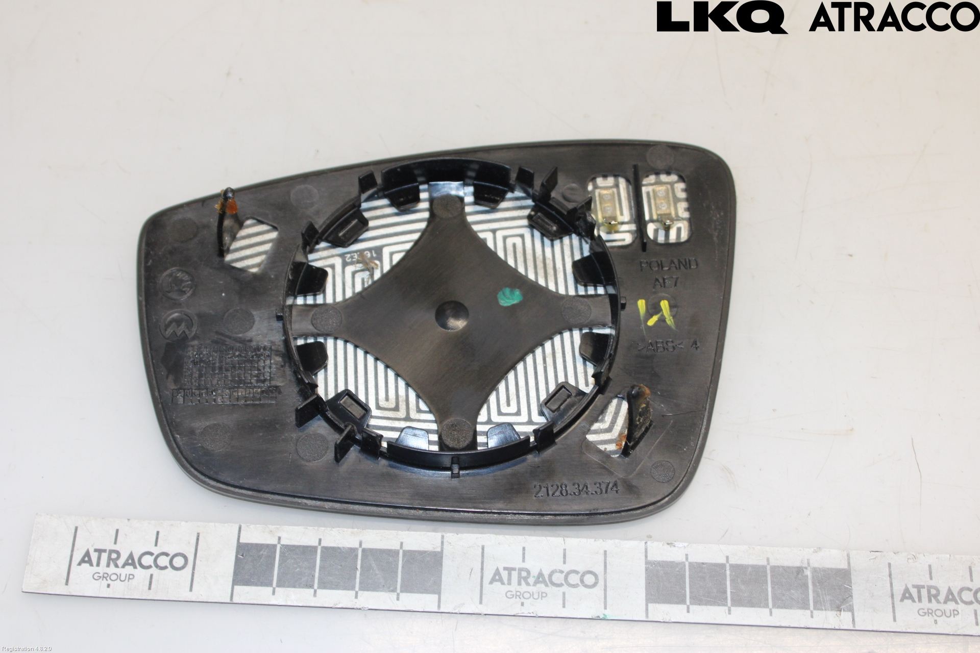 Skoda FABIA 15-21 Spegelglas Hö