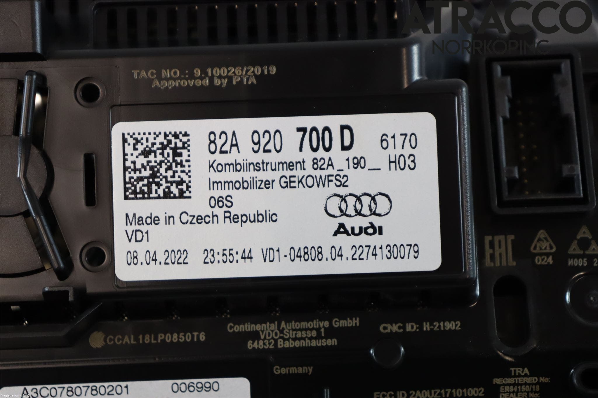 Audi A1 19- Instrument Komb