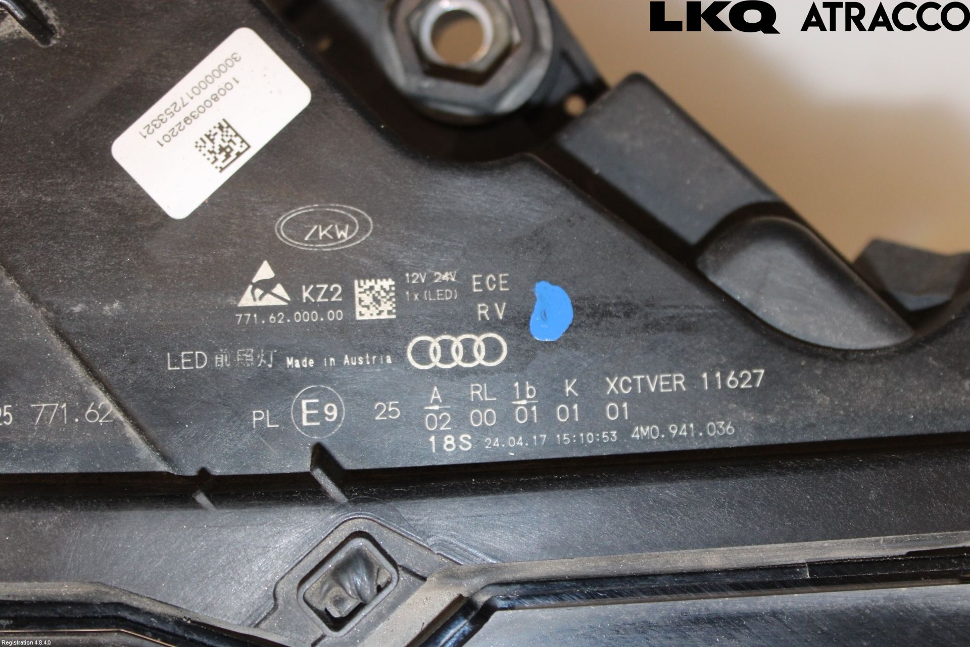 Audi Q7/SQ7 Strålkastare Höger