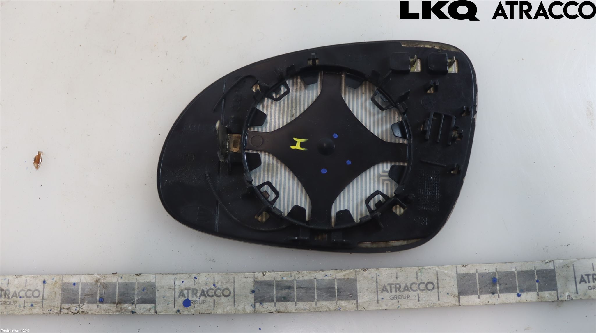 Volkswagen VW GOLF VI 09-13 Spegelglas Hö