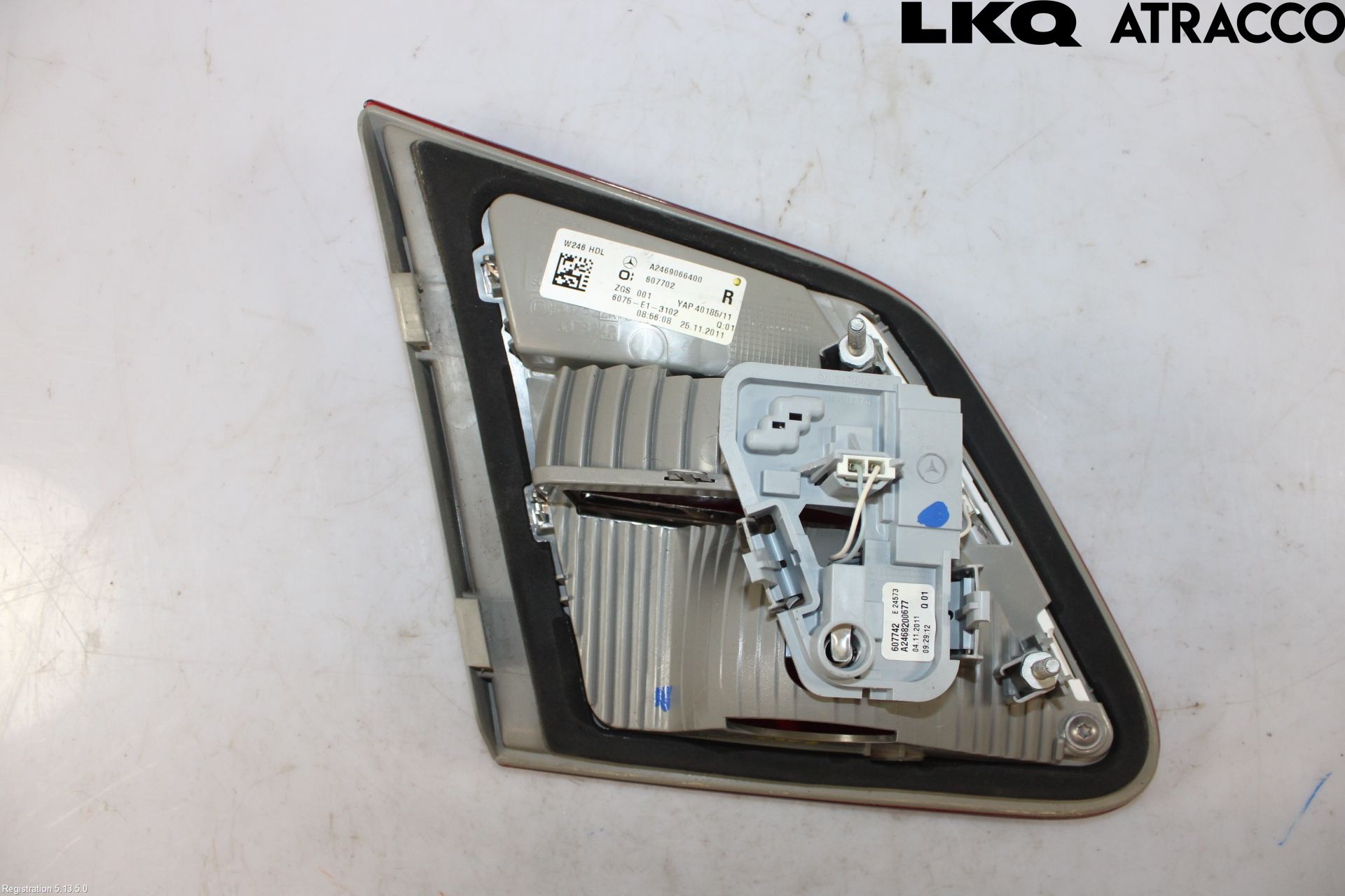 Mercedes-Benz MB B-KLASS (W246/W242) 12-19 Bakljus Lucka Hö