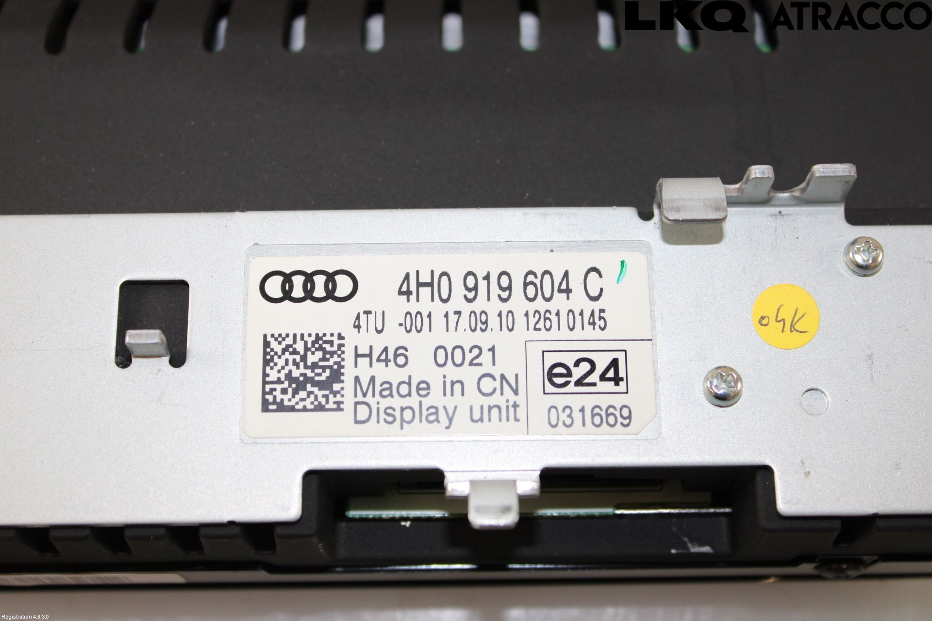 Audi A8/S8 4H 10-17 Bildskärm