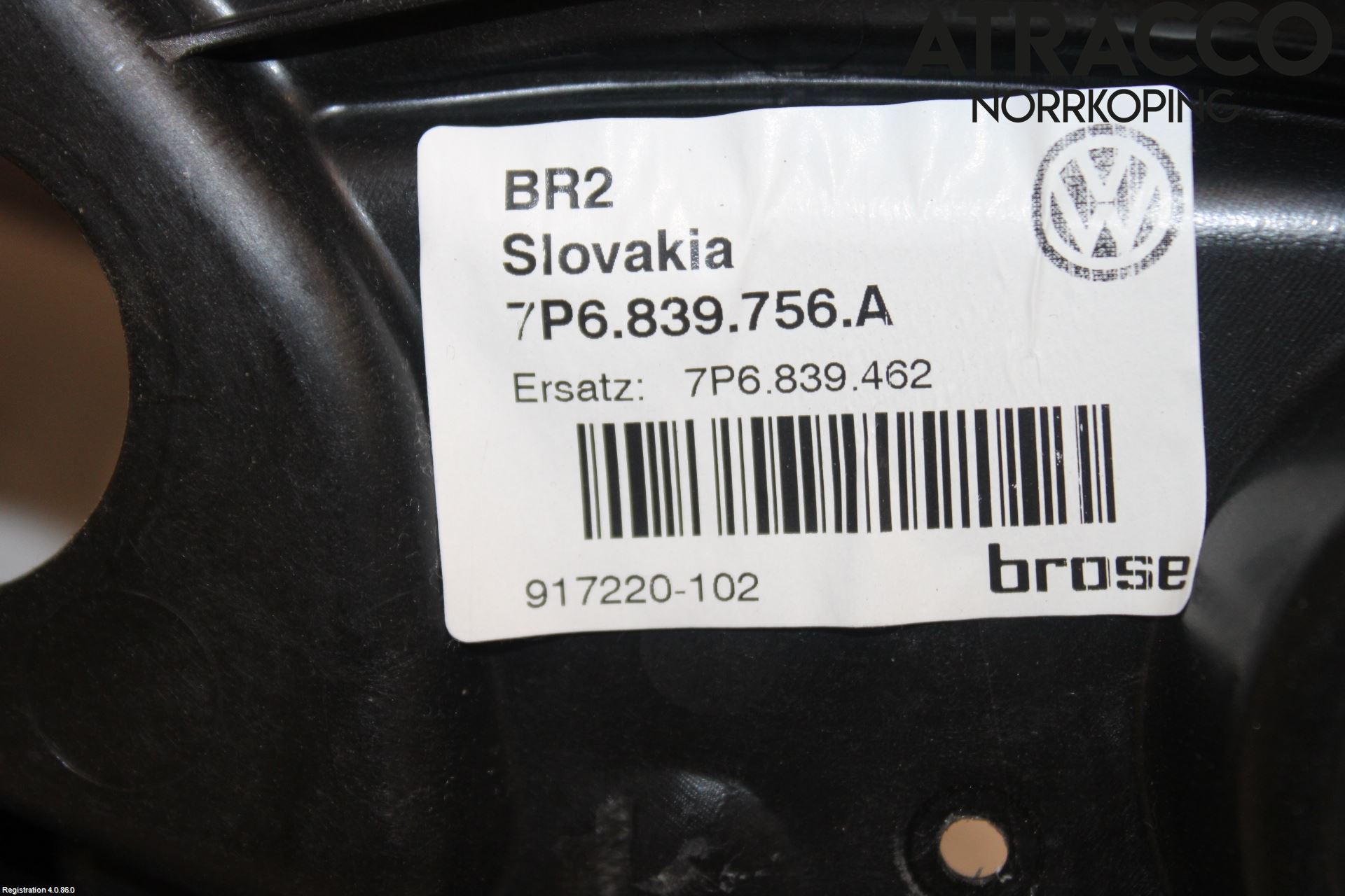Volkswagen VW TOUAREG 7P 11-18 Fönsterhiss El Kompl
