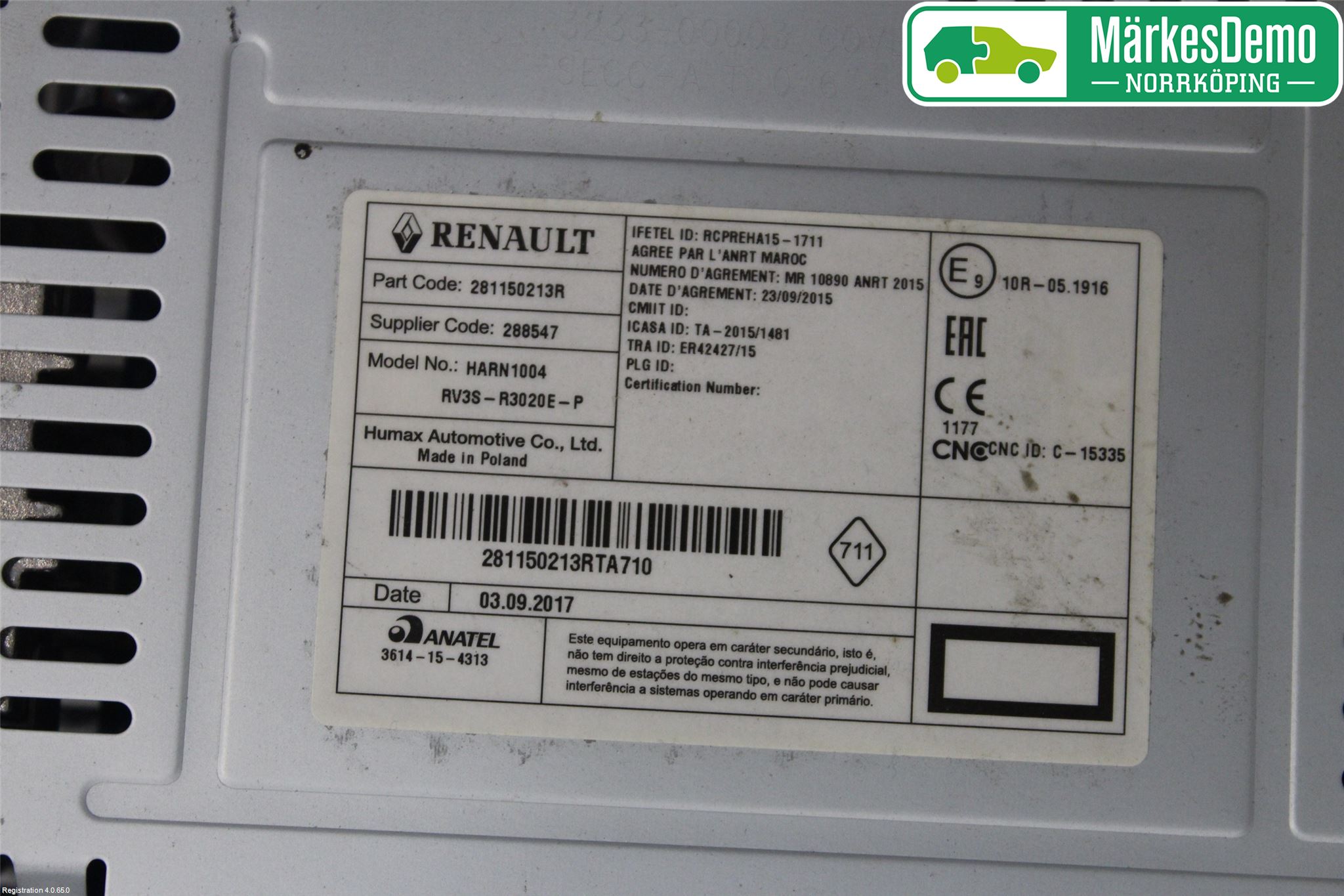 Mercedes-Benz MB CITAN (W415) 13-21 Cd Radio - Multimediapanel