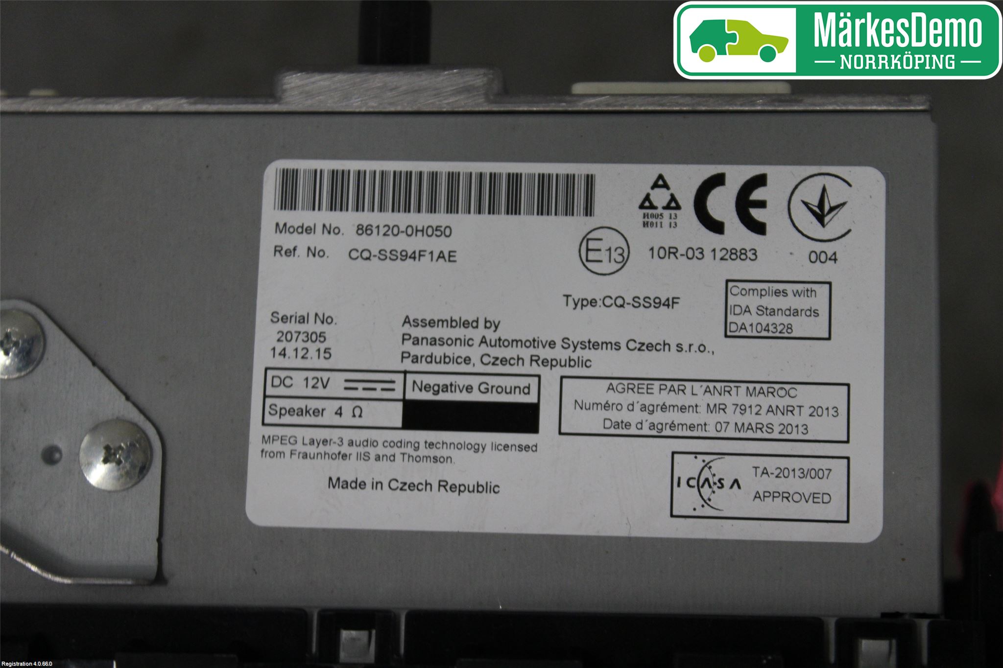 Peugeot 108 15-22 Cd Radio - Multimediapanel