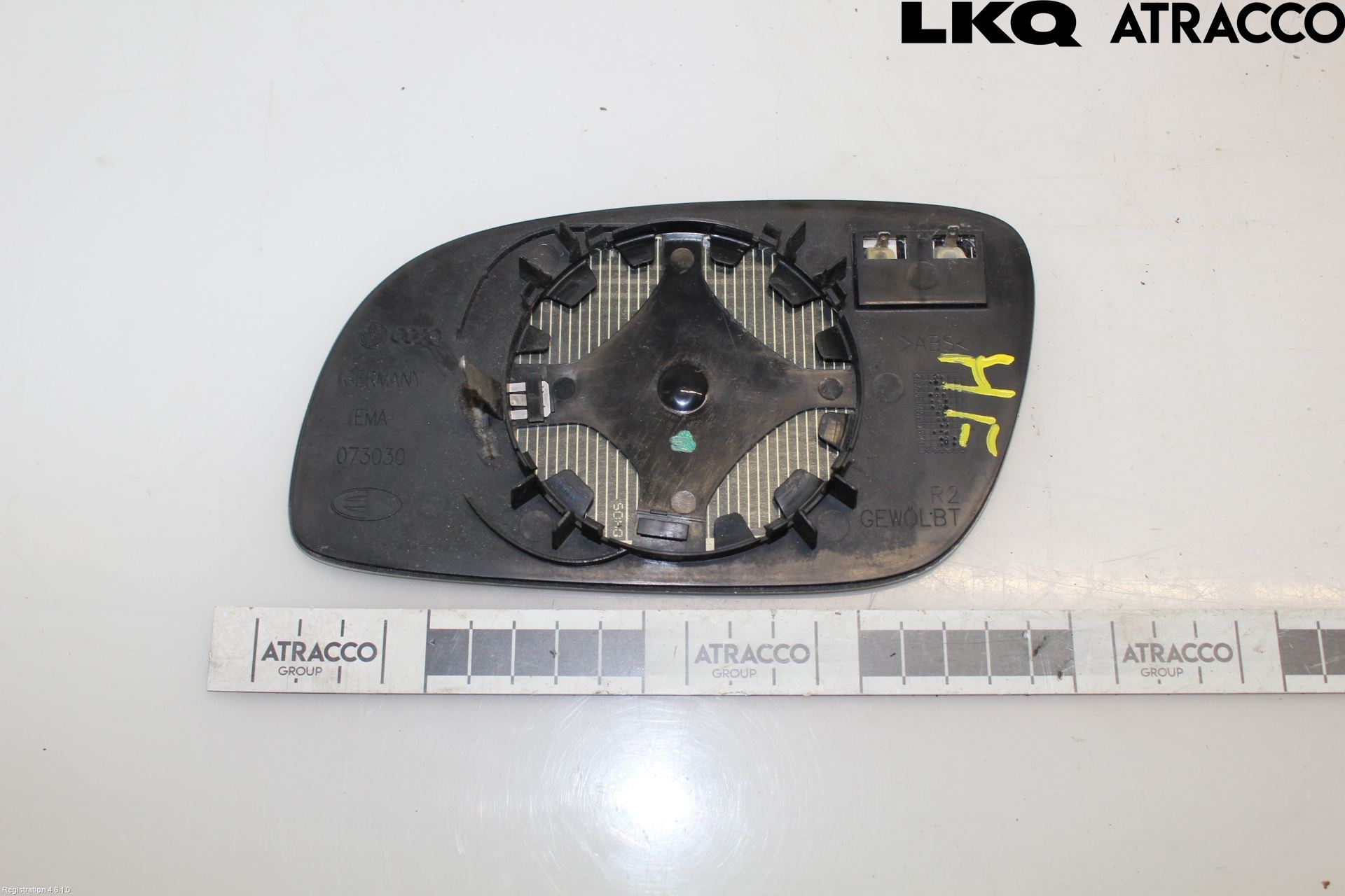 Volkswagen VW TOURAN 03-10 Spegelglas Hö