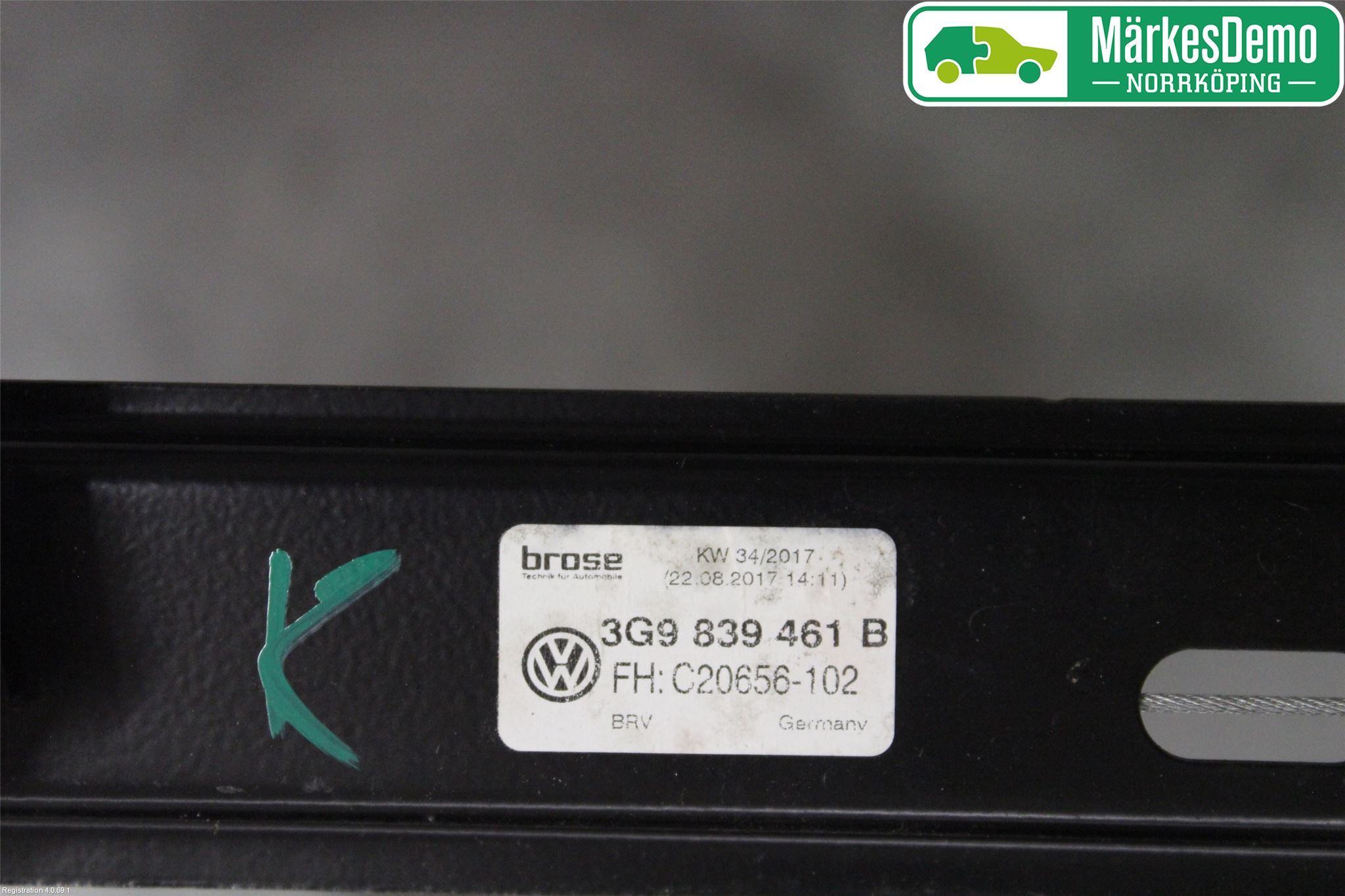 Volkswagen VW PASSAT 15-19 Fönsterhiss El Kompl