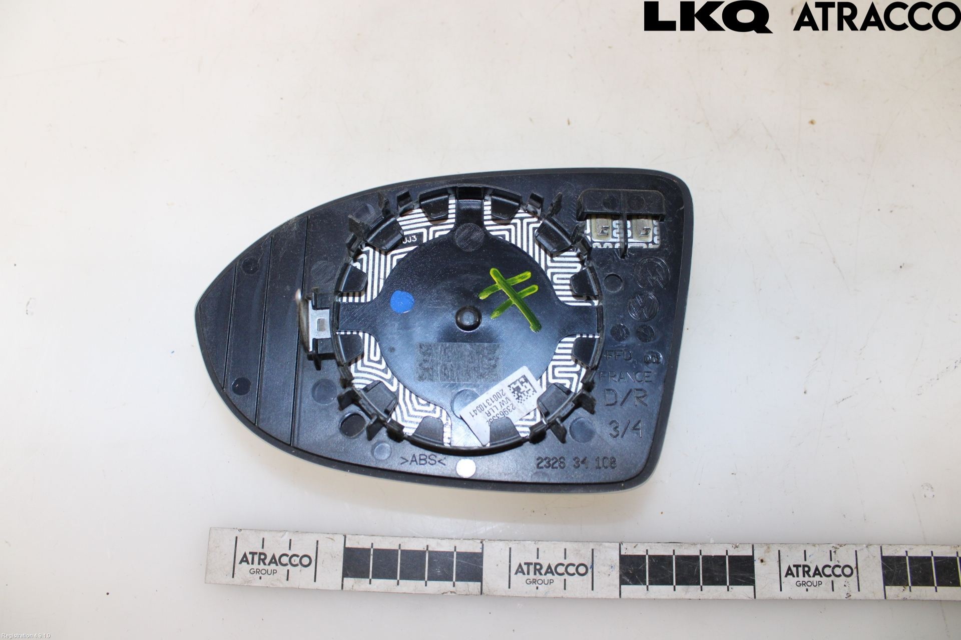 Volkswagen VW PASSAT 15-19 Spegelglas Hö
