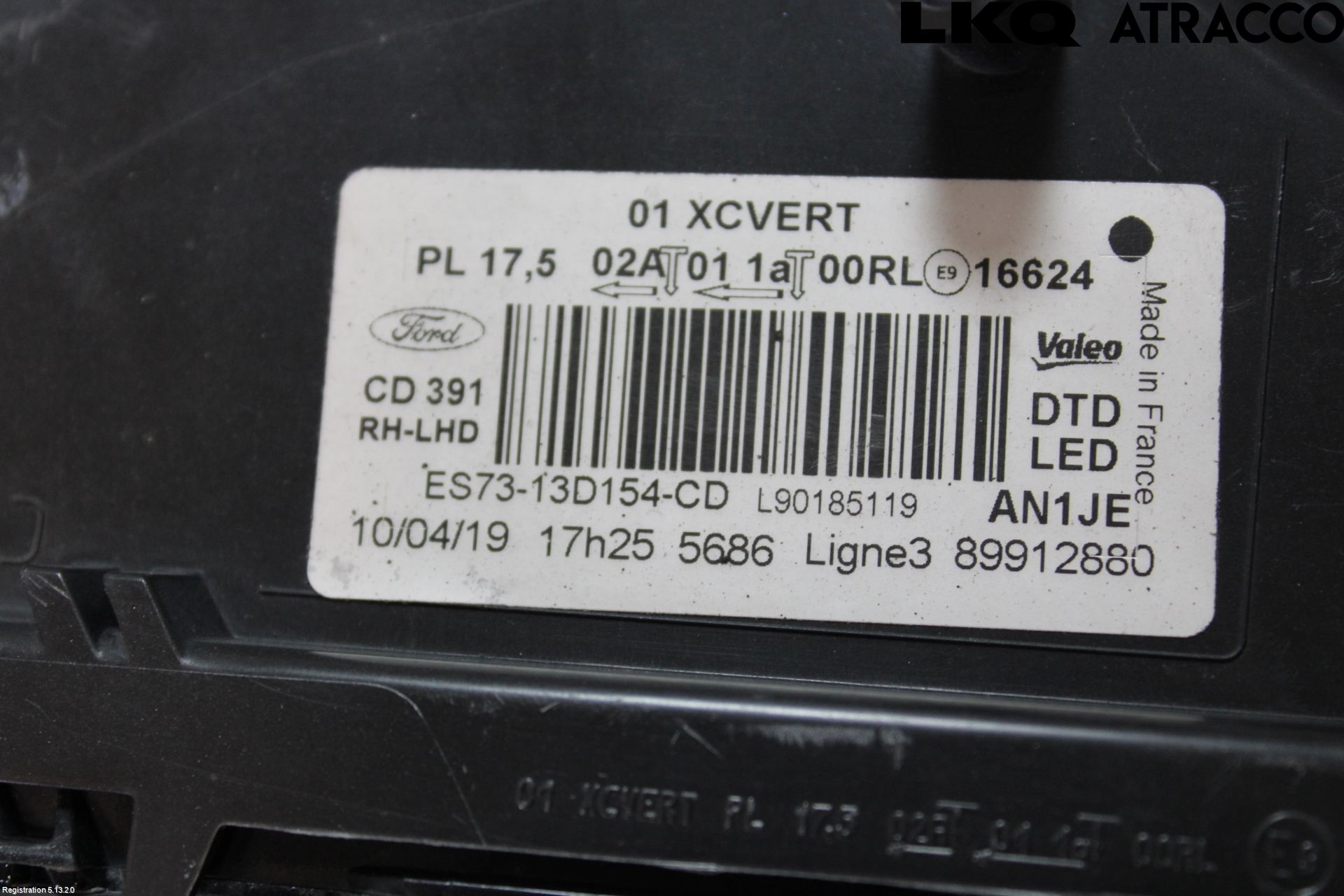 Ford MONDEO 15-22 Strålkastare Höger