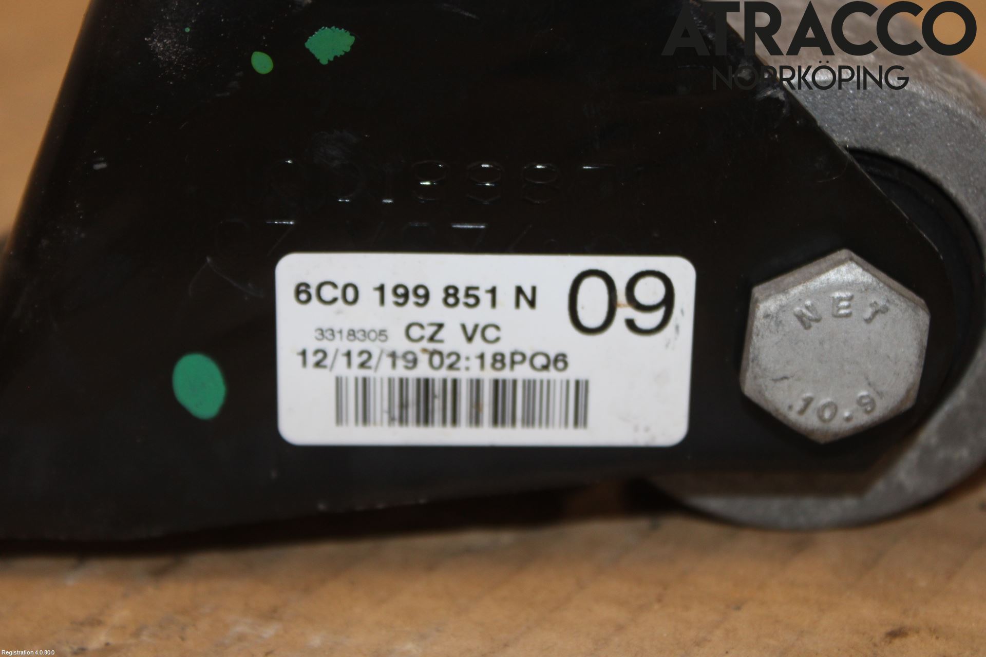 Skoda FABIA 15-21 Motorfäste