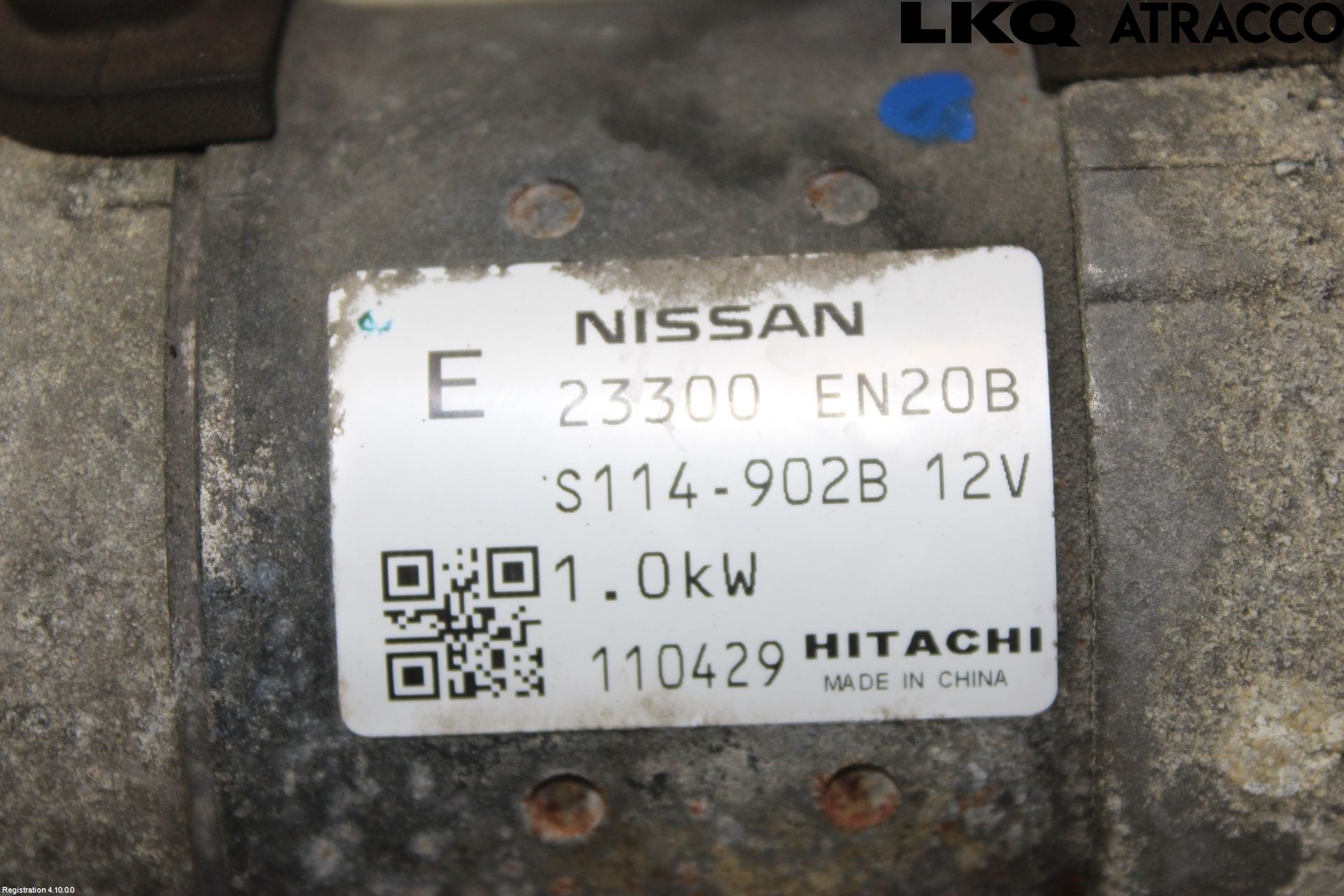 Nissan QASHQAI+2  10-14 Startmotor
