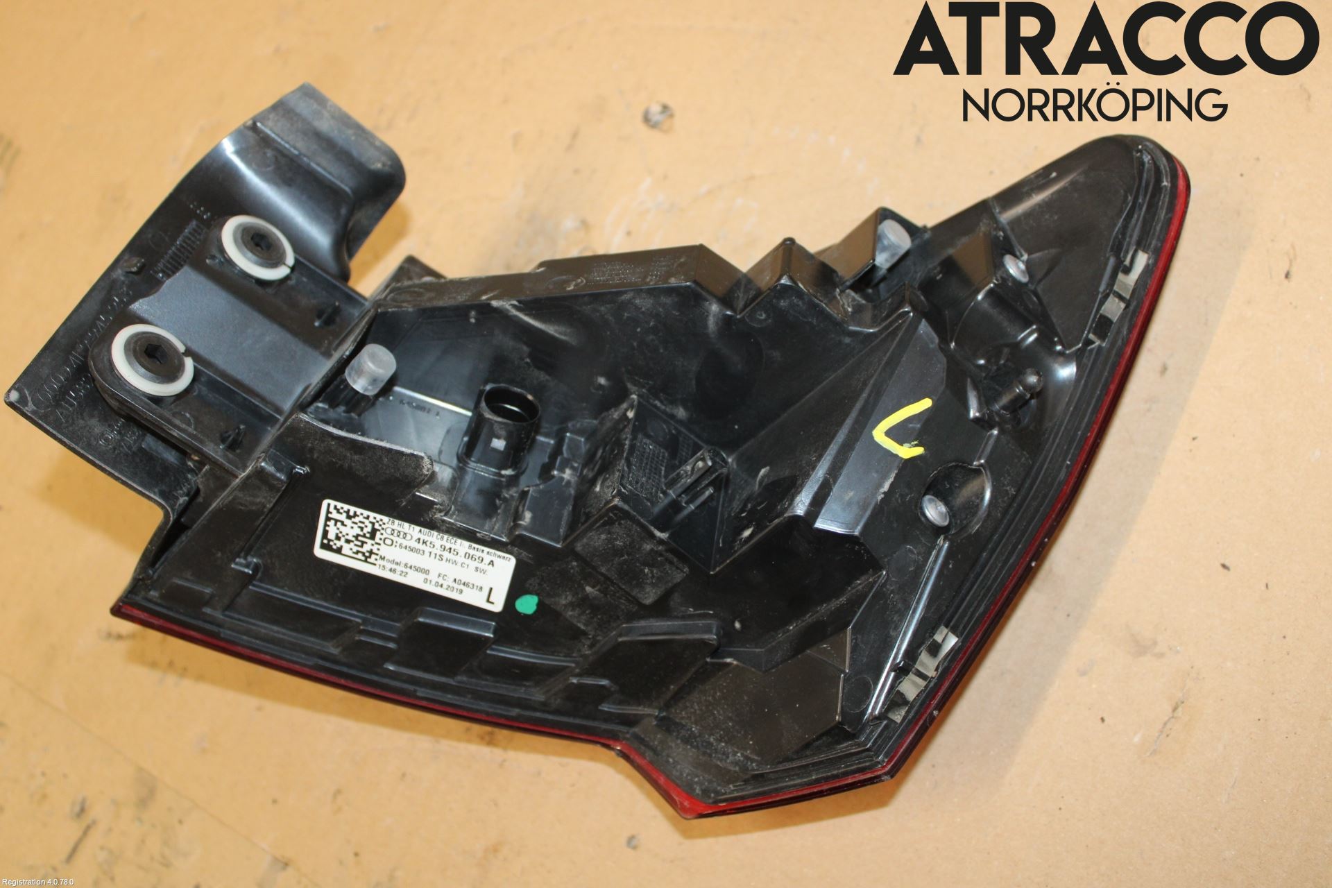 Audi A6 F2/C8 19- Bakljus Vänster