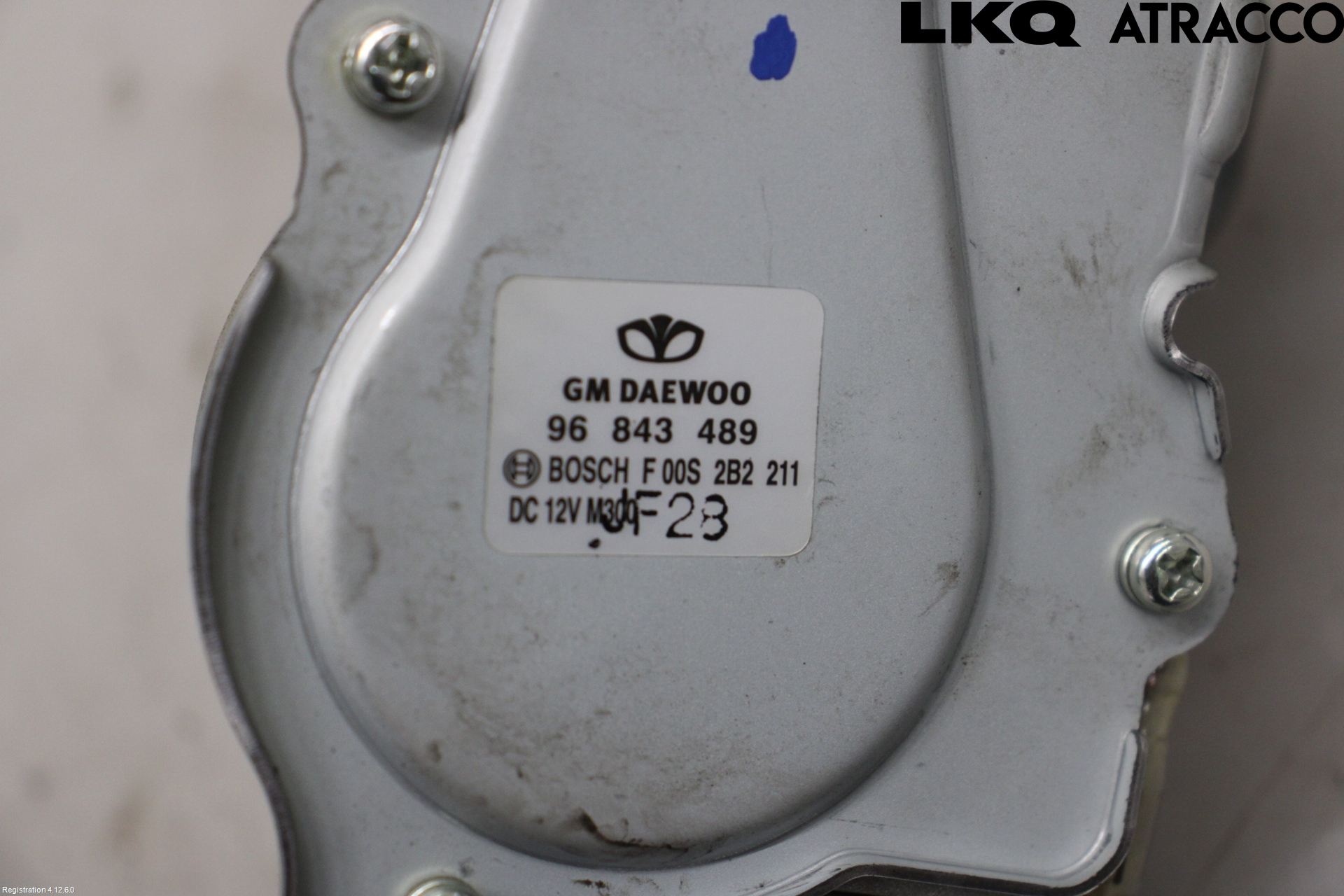 GM CHEVROLET SPARK Torkarmotor Baklucka
