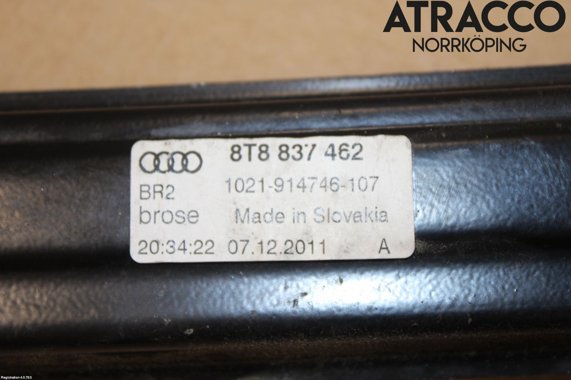 Audi A5 07-16 Fönsterhiss El Kompl