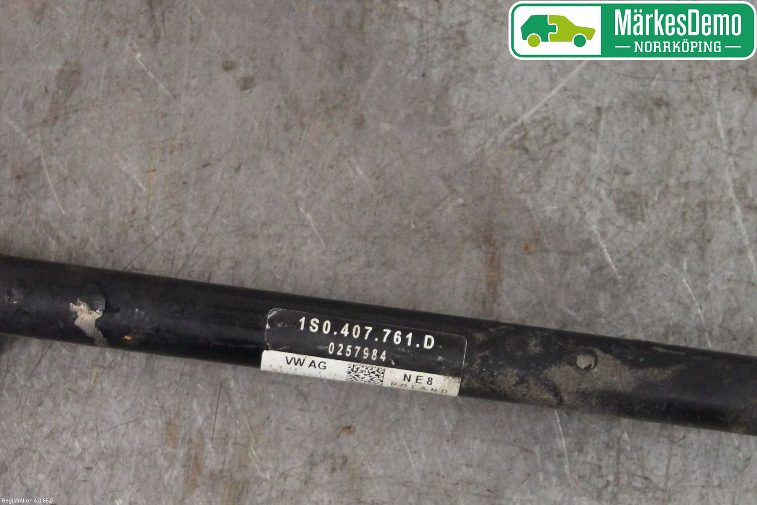 Volkswagen VW UP! / E-UP! Drivaxel Fram Vänster