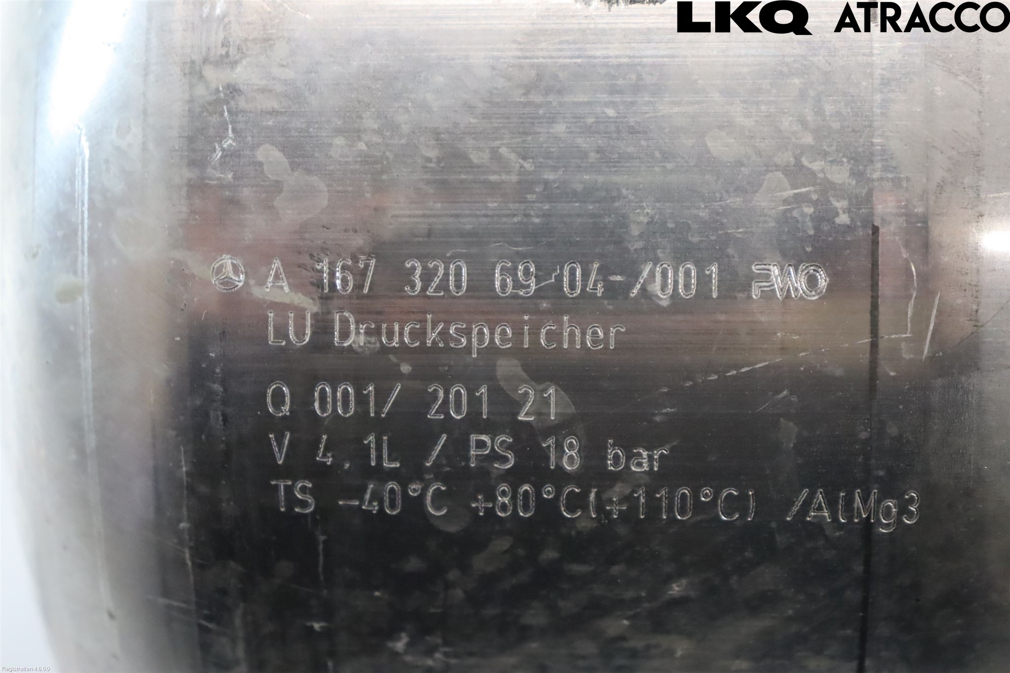 Mercedes-Benz MB GLE-KLASS (W167/V167/C167) 19- Nivå/Luftförändring Trycktank