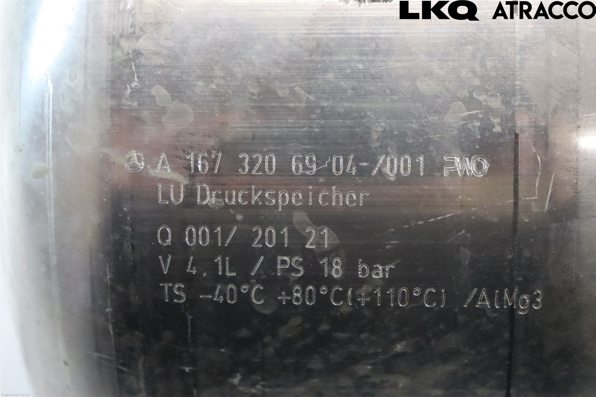 Mercedes-Benz MB GLE-KLASS (W167/V167/C167) 19- Nivå/Luftförändring Trycktank
