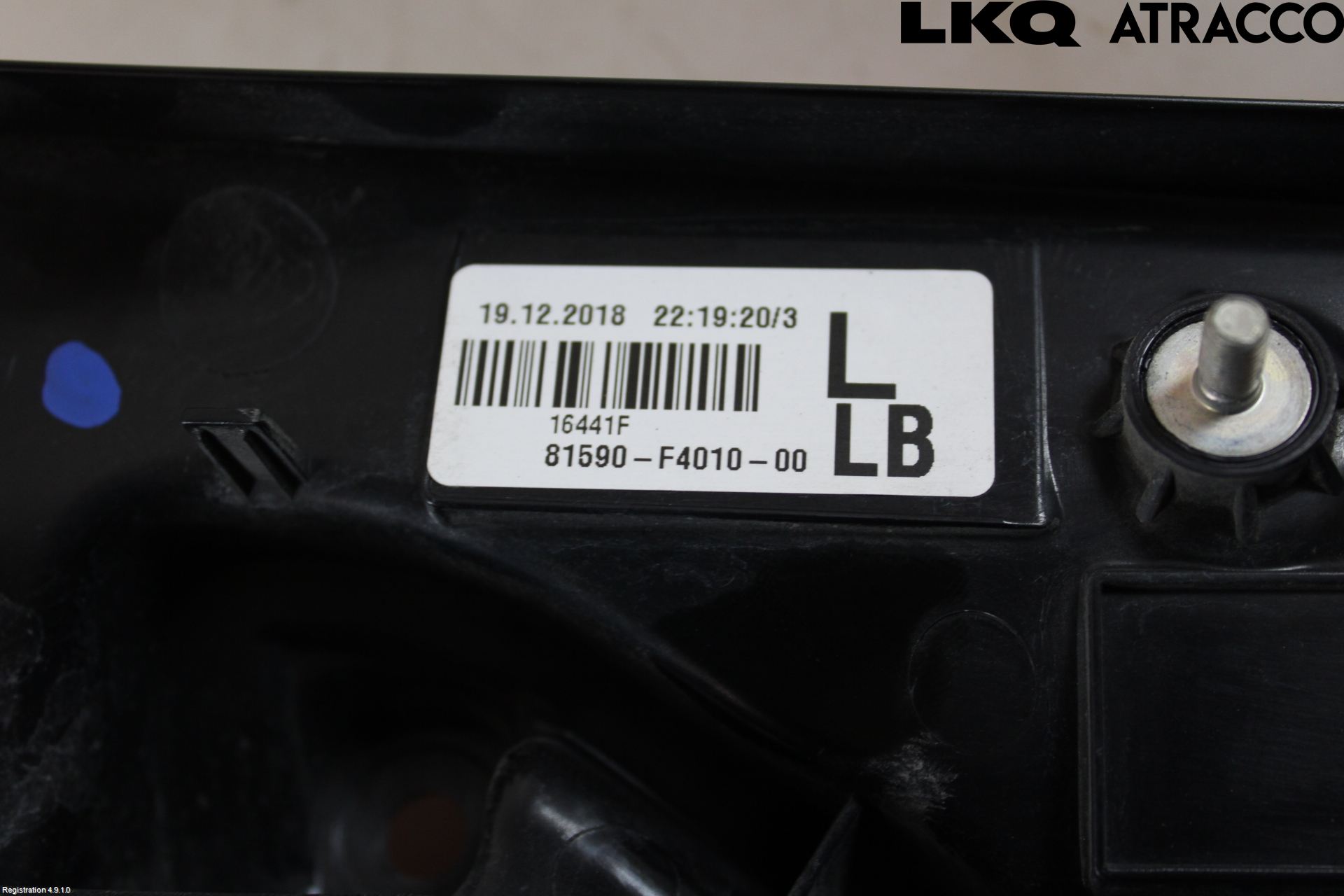 Toyota C-HR 16-23 Bakljus Lucka Vä