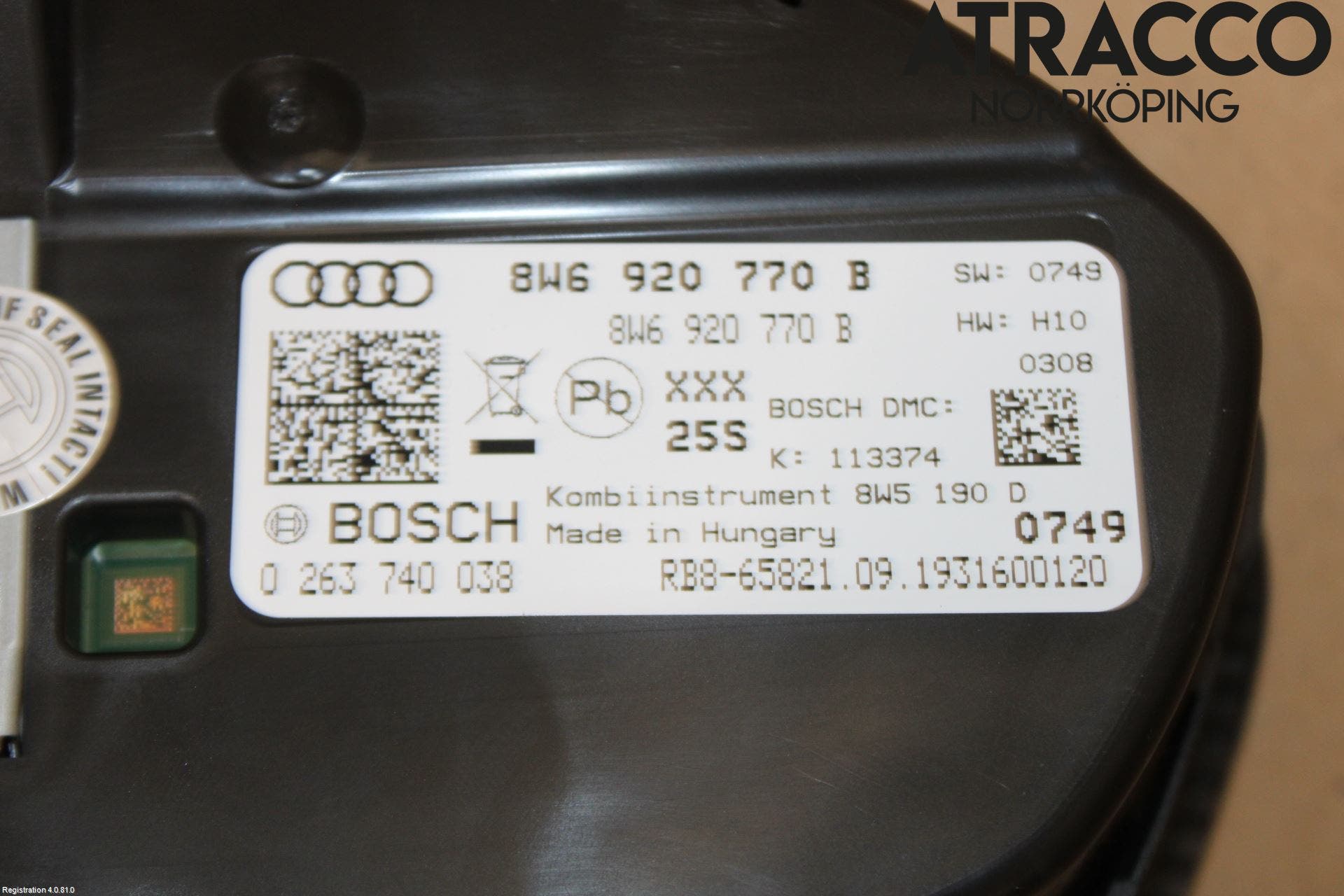 Audi A5 17- Instrument Komb
