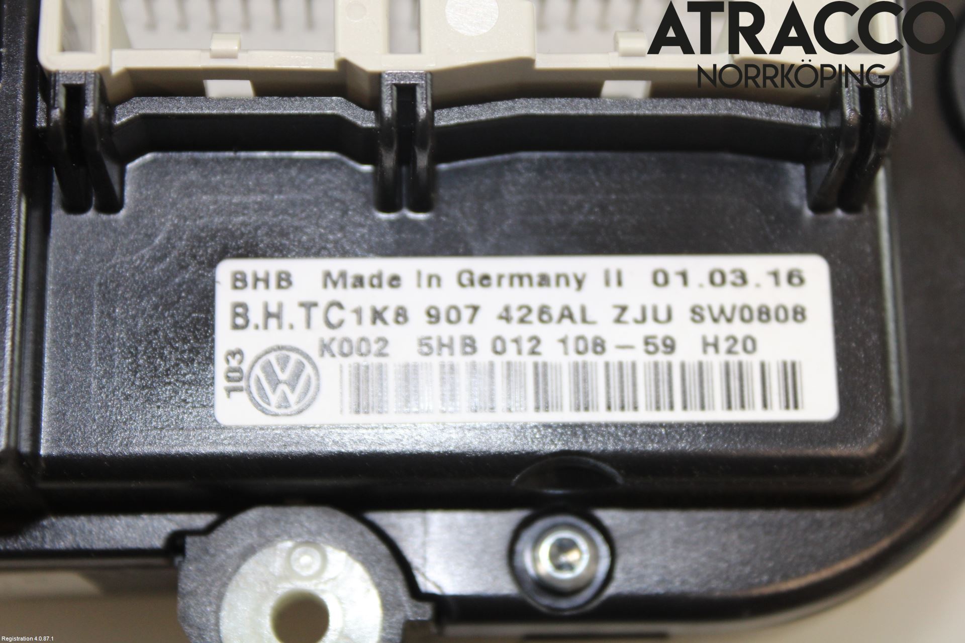 Volkswagen VW CADDY 16-20 Värmereglage