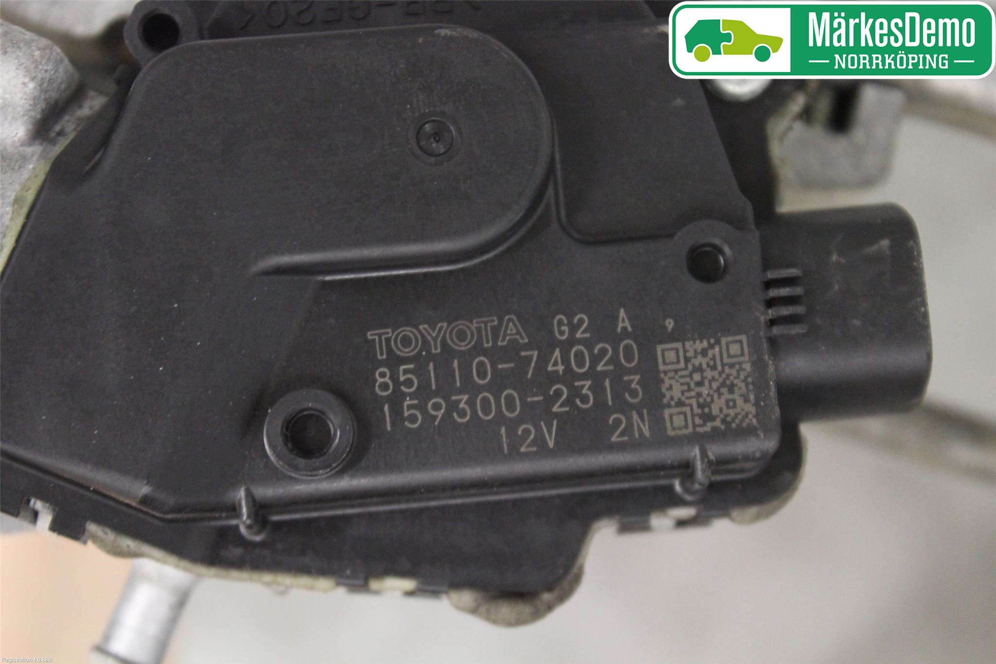 Toyota iQ Torkarmekanism Vindruta