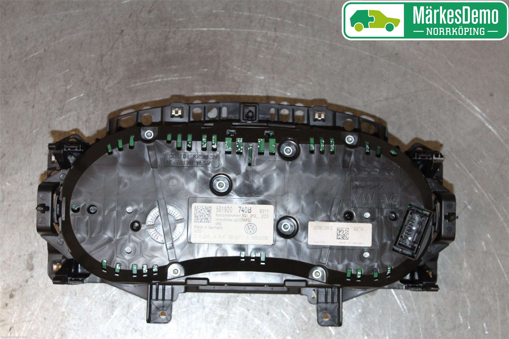Volkswagen VW GOLF / E-GOLF VII 13-20 Instrument Komb