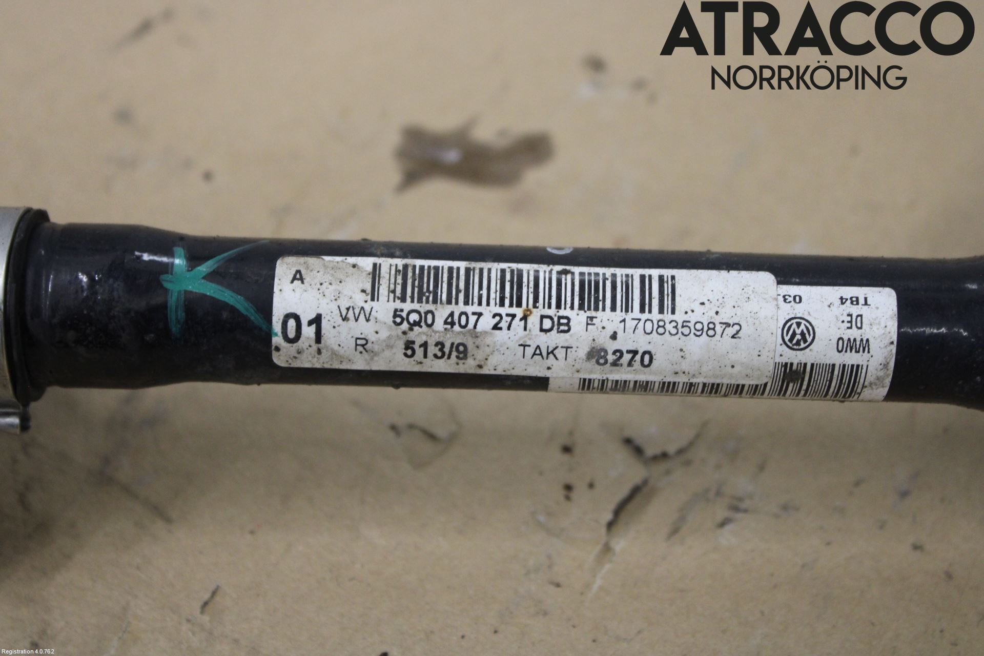 Volkswagen VW GOLF / E-GOLF VII 13-20 Drivaxel Fram Vänster