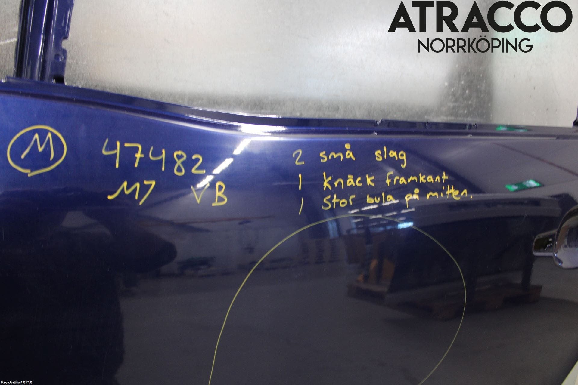 Citroen C4 PICASSO 06-13 Dörr Bak Vänster