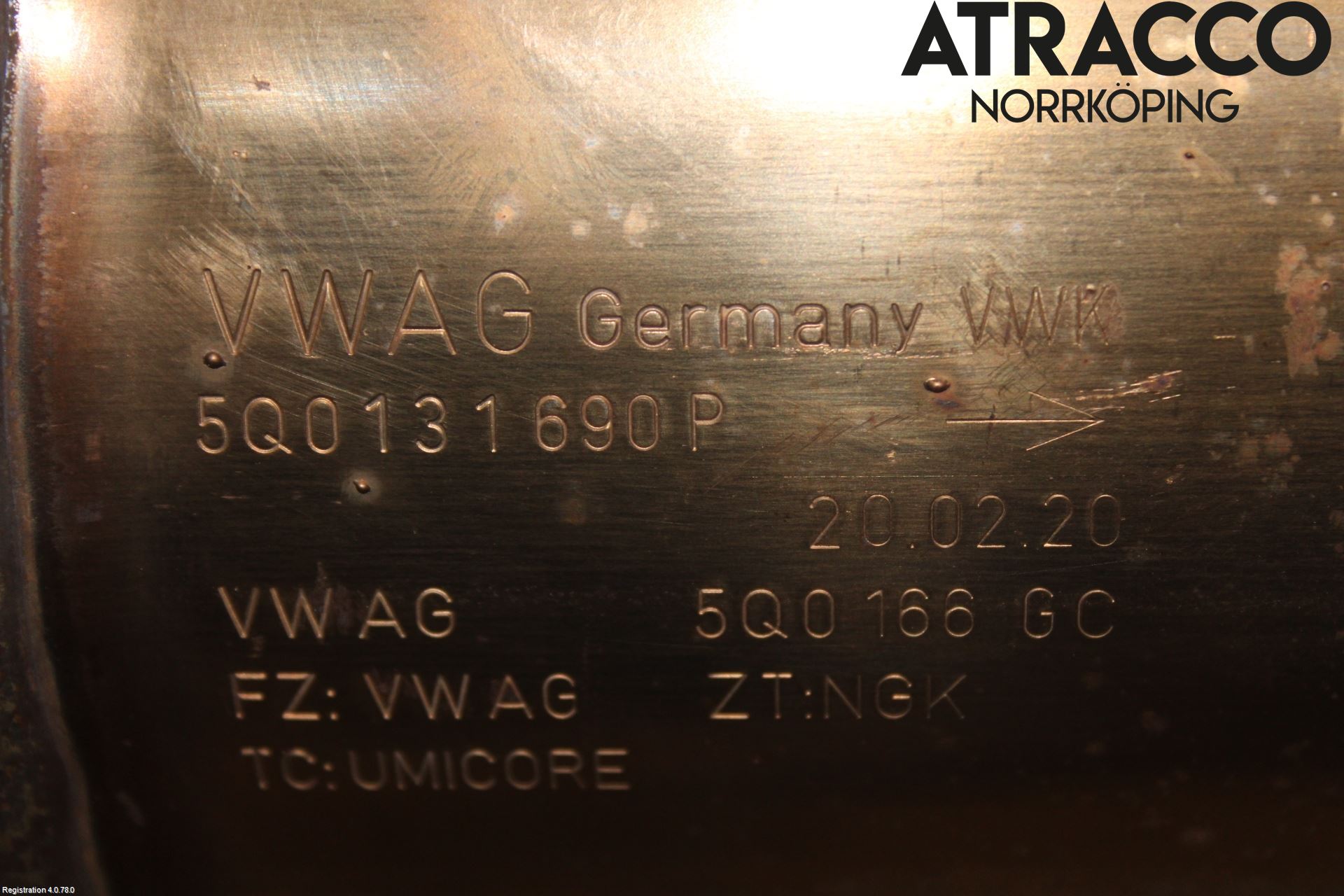 Volkswagen VW GOLF / E-GOLF VII 13-20 Katalysator